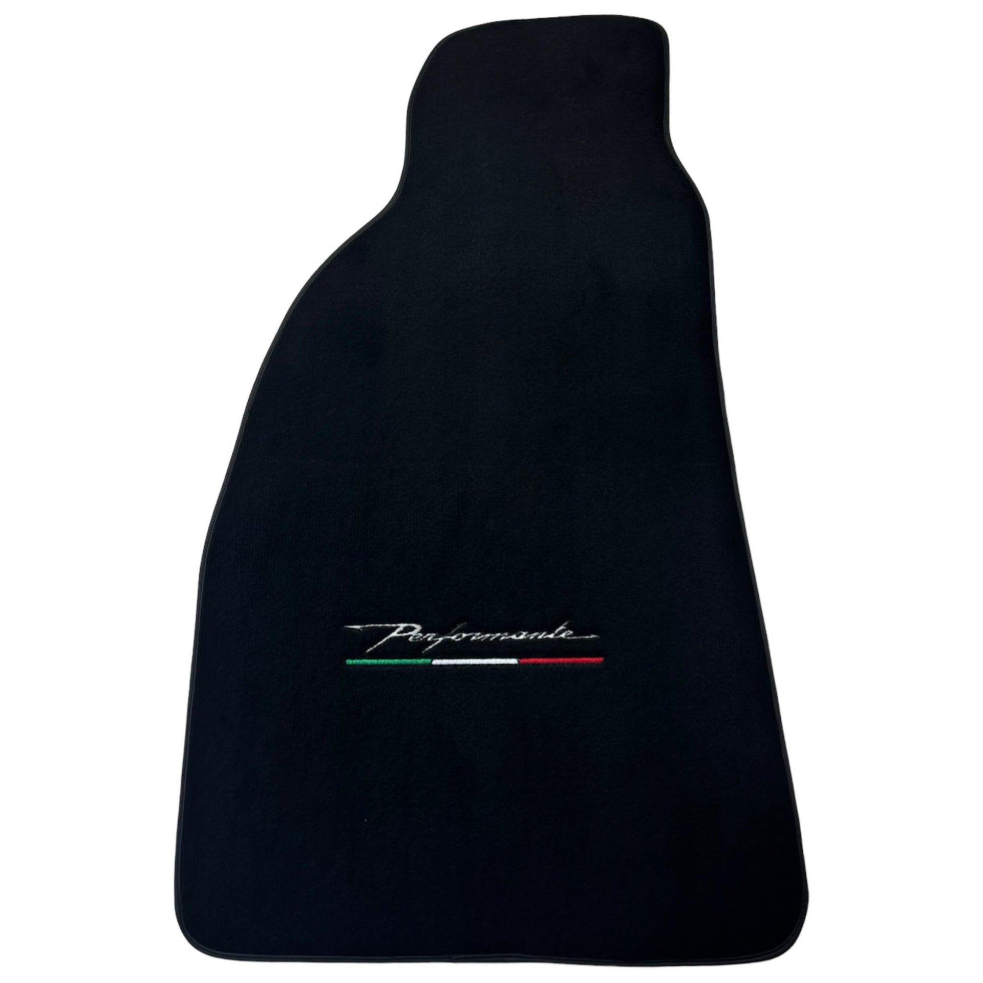 Black Floor Mats for Alfa Romeo Spider (1966-1993) Perfomante - AutoWin
