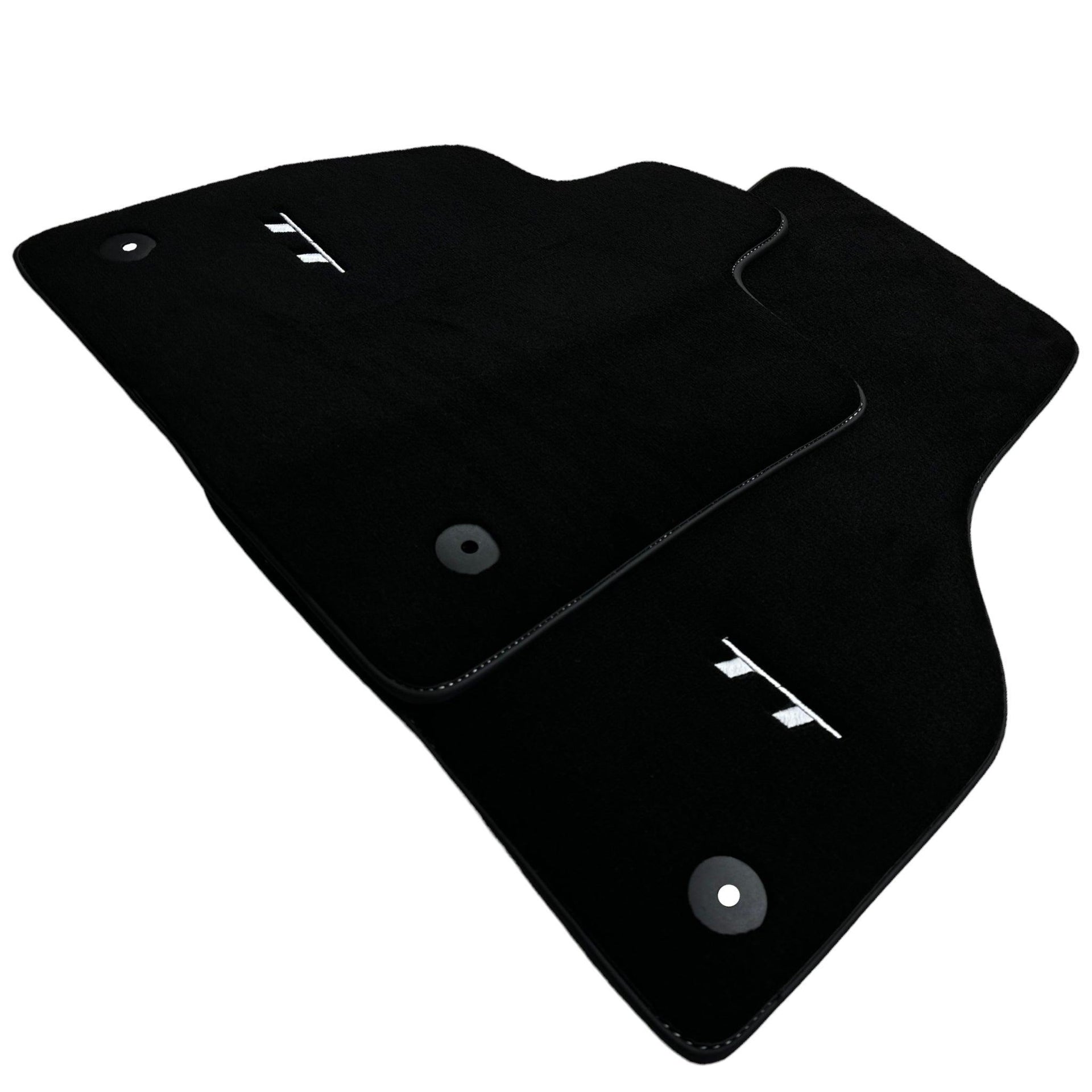 Black Floor Mats for Audi TT MK2 Convertible (2006-2014) - AutoWin