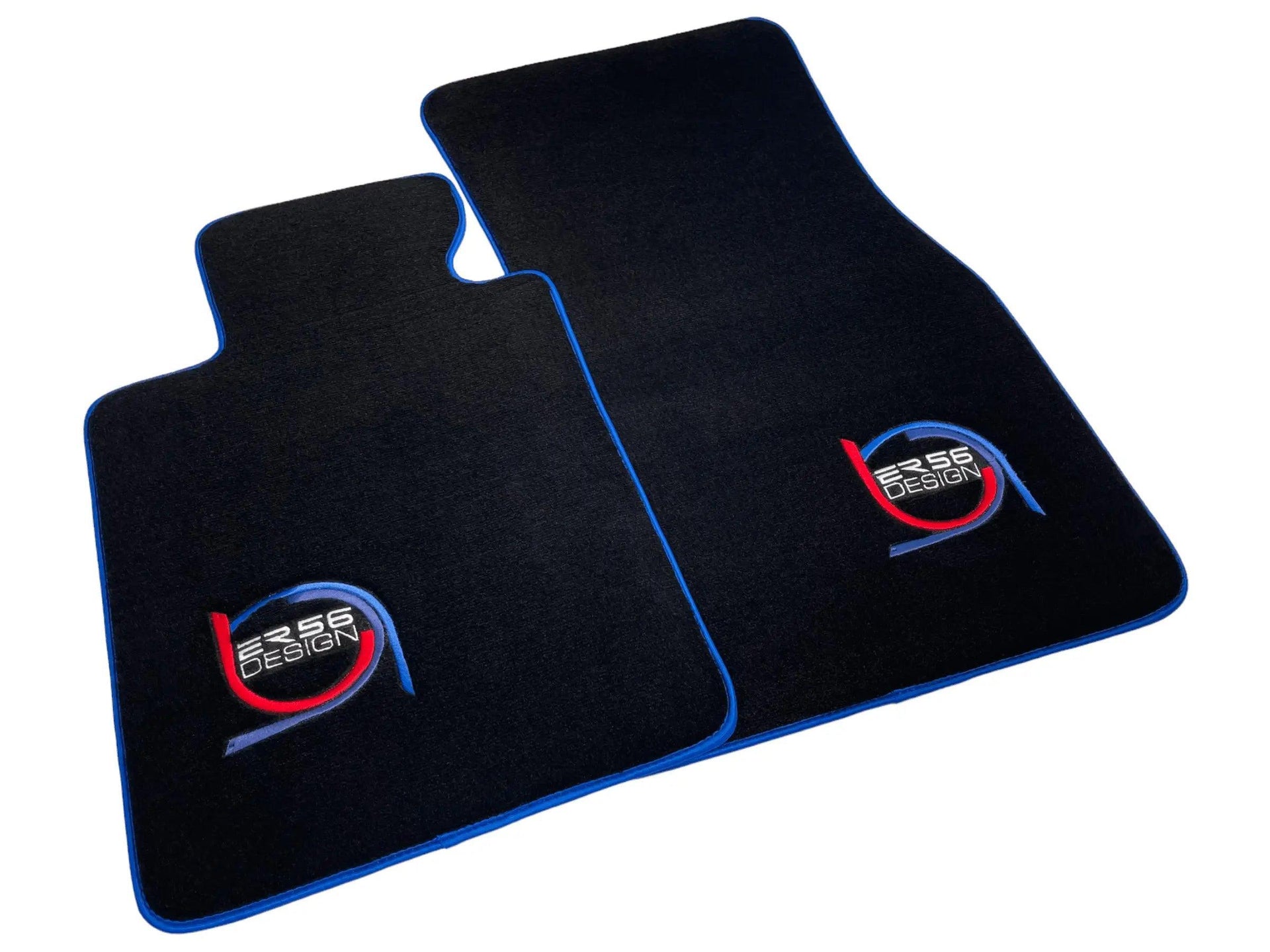Black Floor Mats For BMW M3 G80 ER56 Design Limited Edition Blue Trim - AutoWin