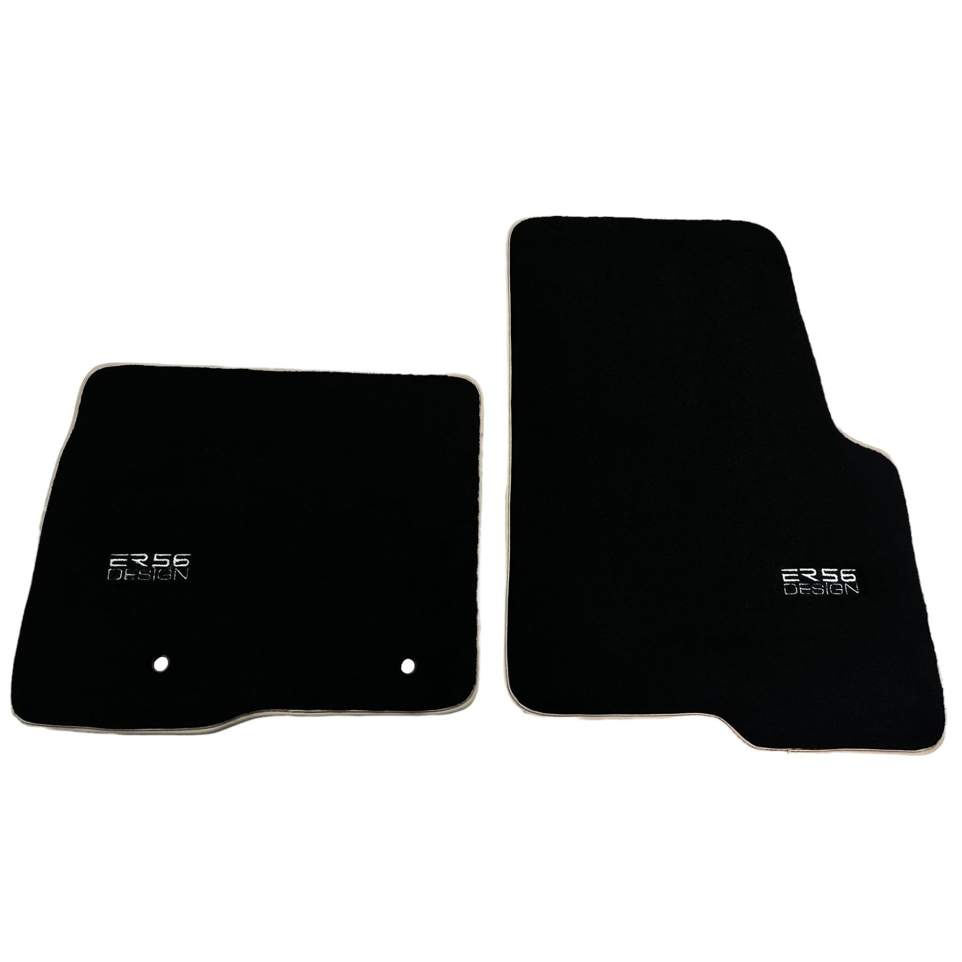Black Floor Mats For Ford F150 (2009-2014) ER56 Design - AutoWin