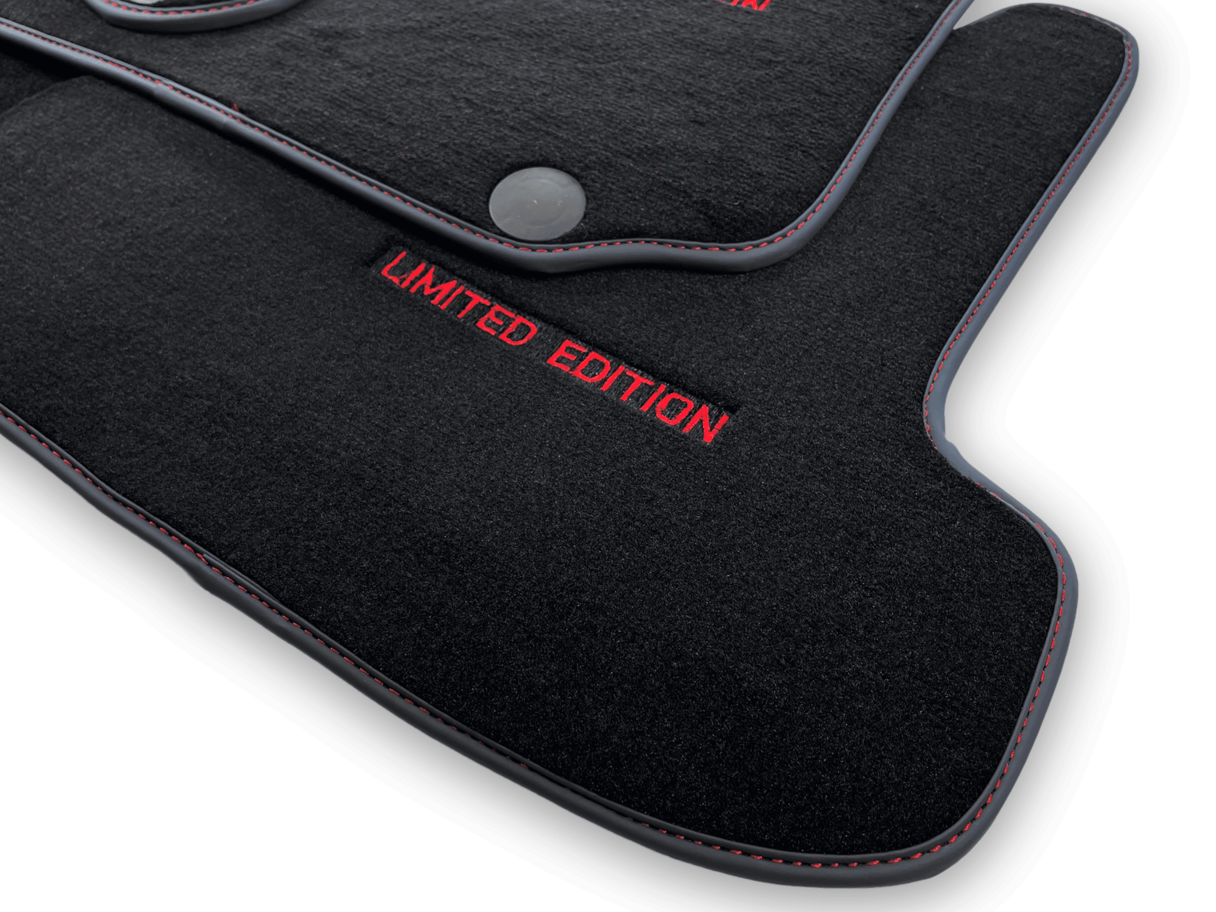 Black Floor Mats For Mercedes Benz C-Class W204 Sedan (2007-2014) | Limited Edition - AutoWin