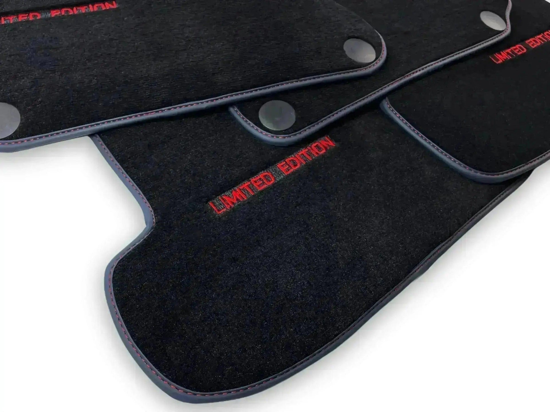 Black Floor Mats For Mercedes Benz GLS-Class X167 (2019-2023) | Limited Edition - AutoWin