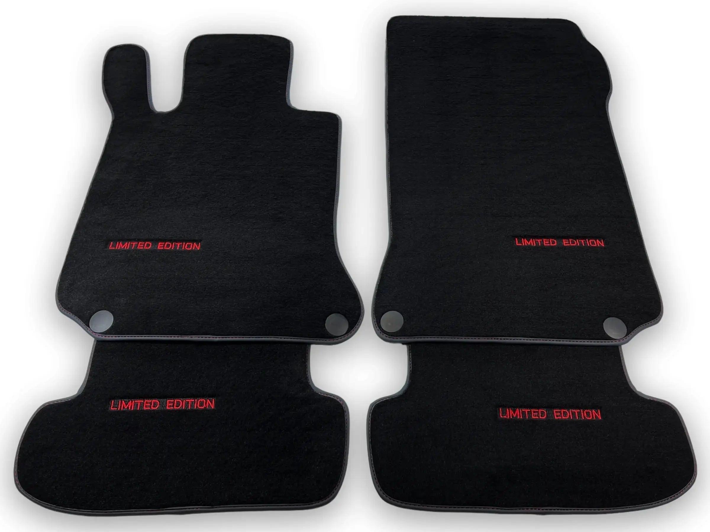 Black Floor Mats For Mercedes Benz R-Class V251 (2005-2013) Long Wheelbase | Limited Edition - AutoWin