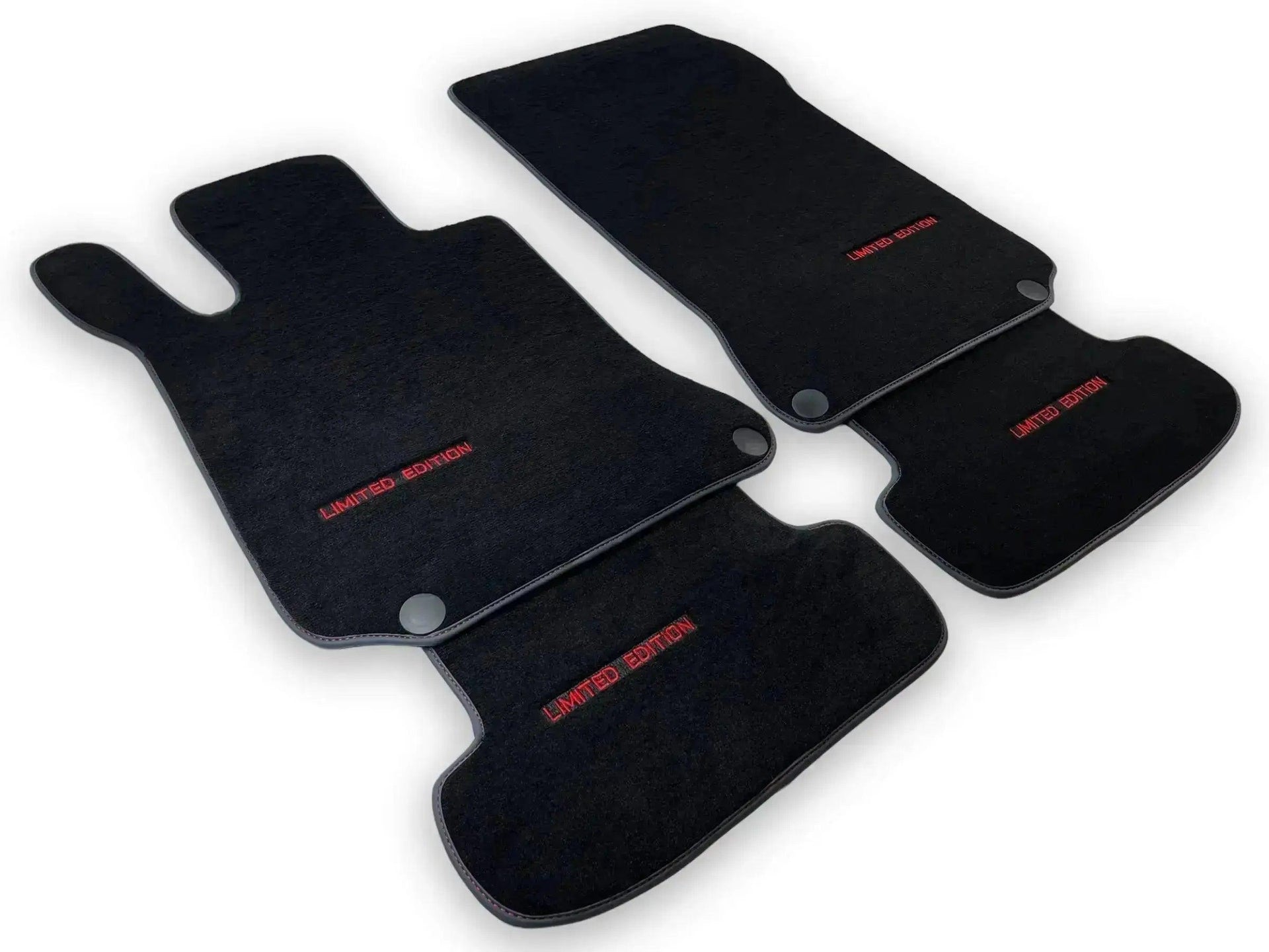 Black Floor Mats For Mercedes Benz S-Class W220 (1998-2005) Short Wheelbase | Limited Edition - AutoWin