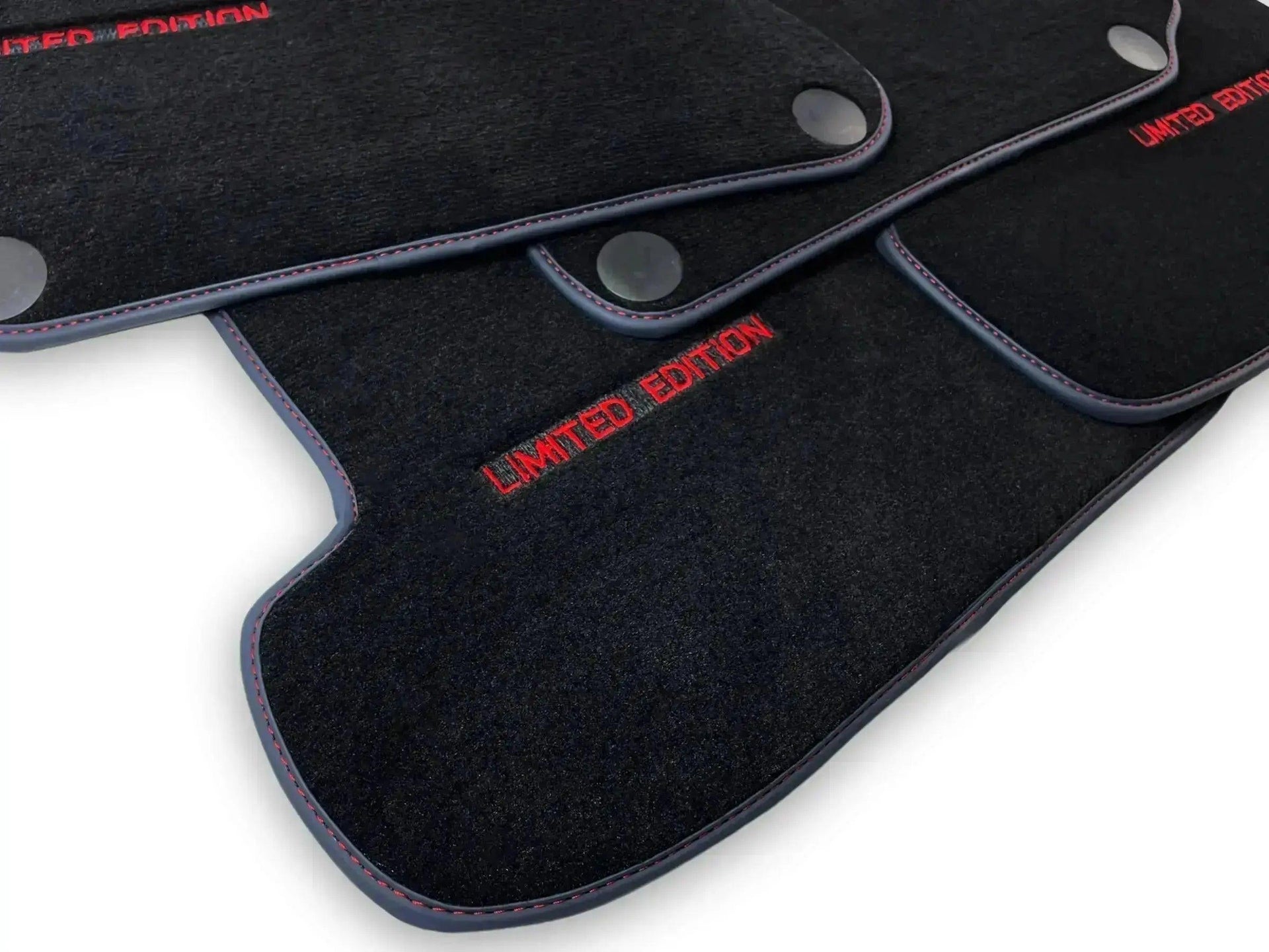 Black Floor Mats For Mercedes Benz S-Class W221 (2005-2013) Short Wheelbase | Limited Edition - AutoWin
