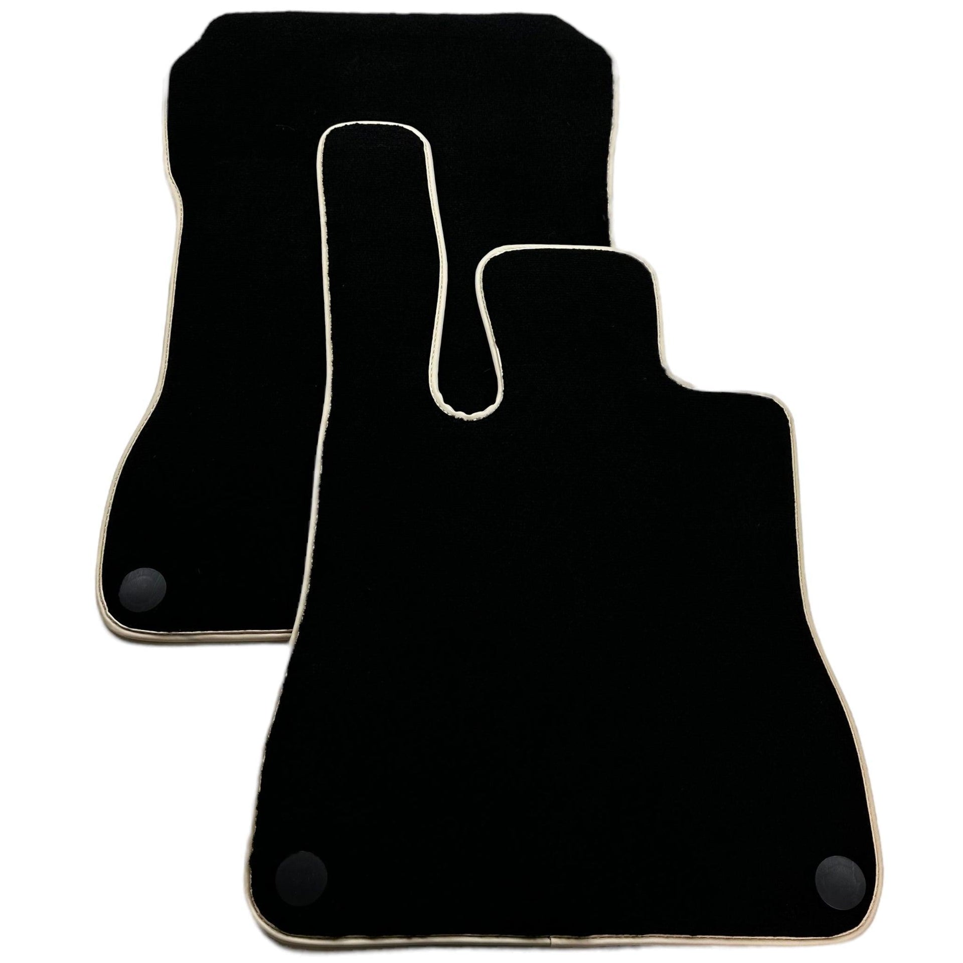 Black Floor Mats For Mercedes-Benz SL-Class R231 (2012-2022) Beige Trim - AutoWin