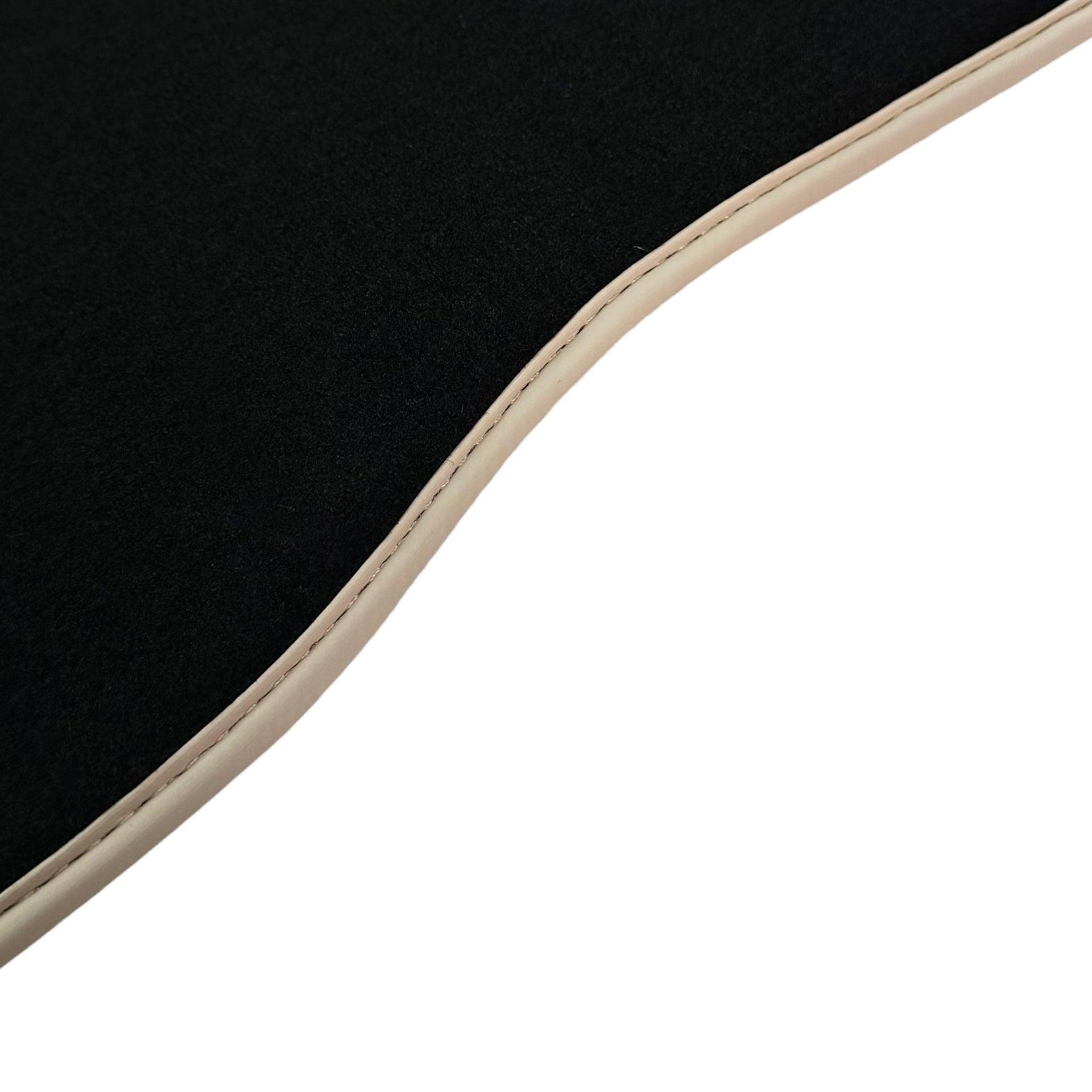 Black Floor Mats For Mercedes-Benz SL-Class R231 (2012-2022) Beige Trim - AutoWin