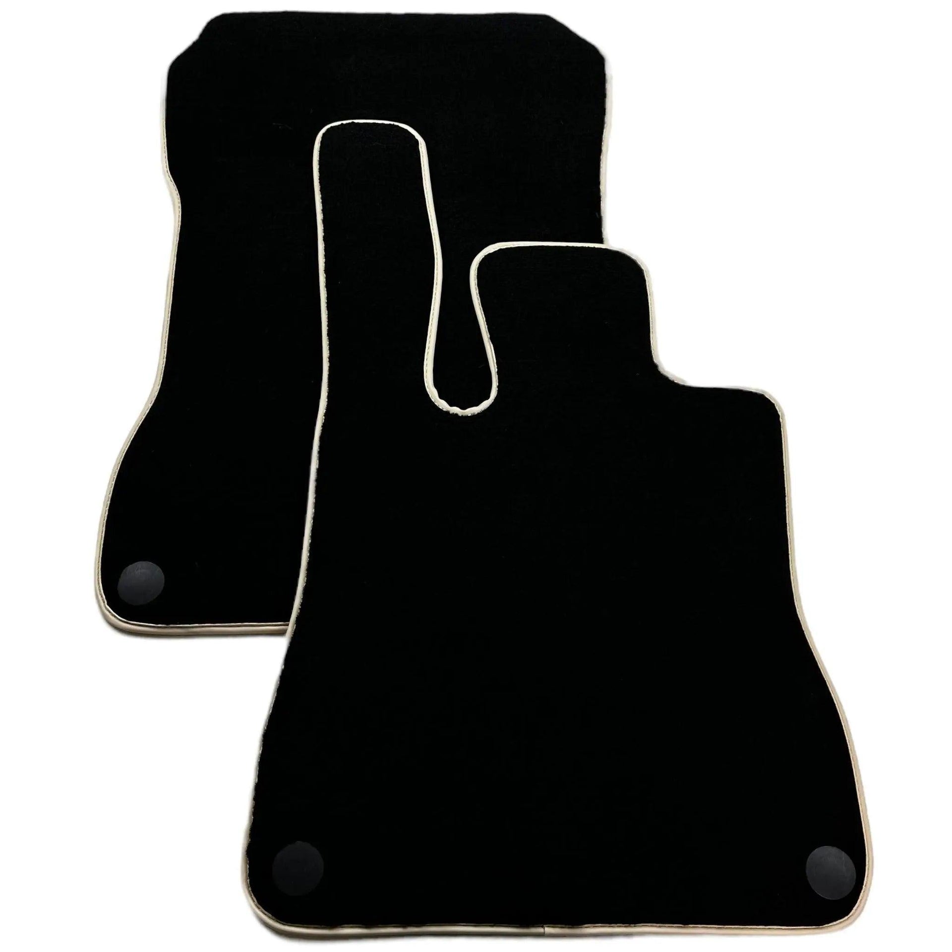 Black Floor Mats For Mercedes-Benz SL-Class R232 (2022-2023) Beige Trim - AutoWin