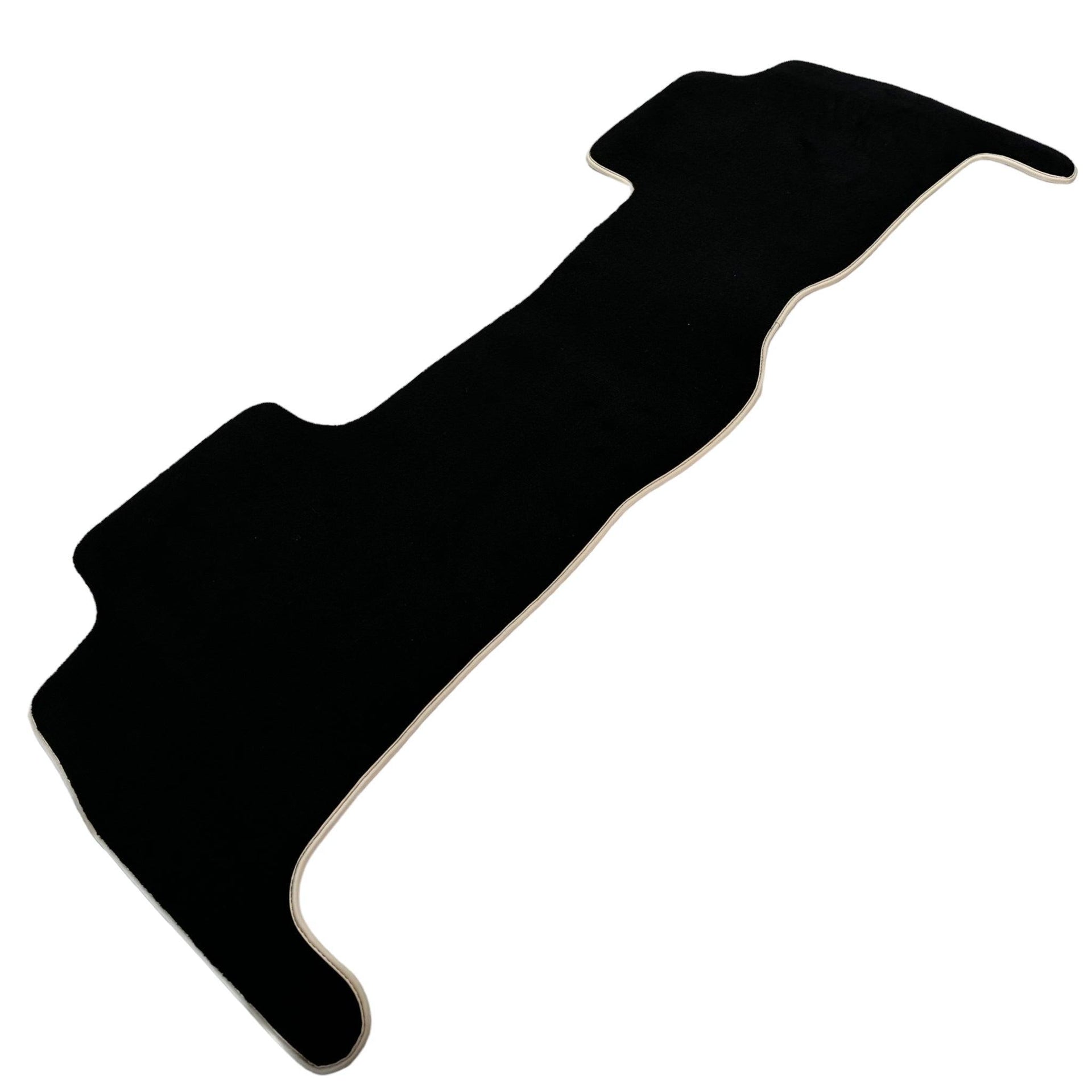 Black Floor Mats For Toyota Land Cruiser 200 (2008-2012) Beige Trim | ER56 Design - AutoWin