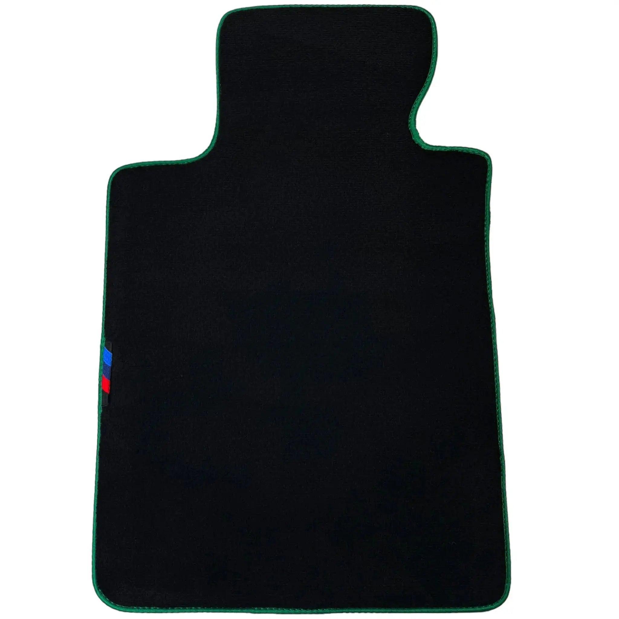 Black Mats For BMW M3 E92 | Green Trim - AutoWin
