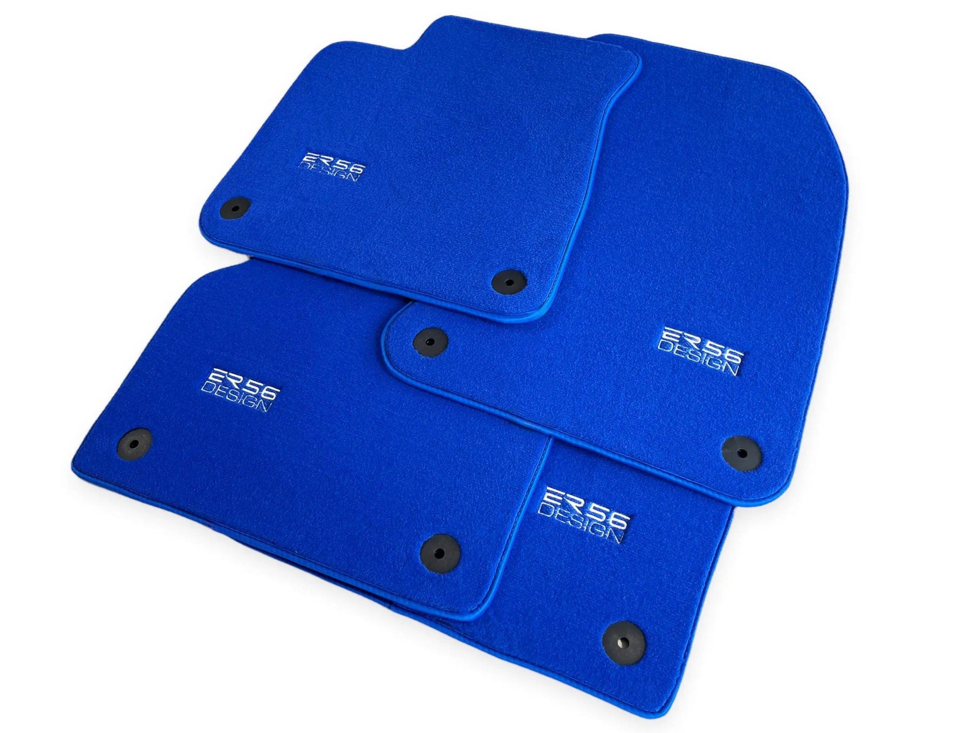 Blue Floor Mats for Audi Q4 E-tron (2021-2024) | ER56 Design - AutoWin