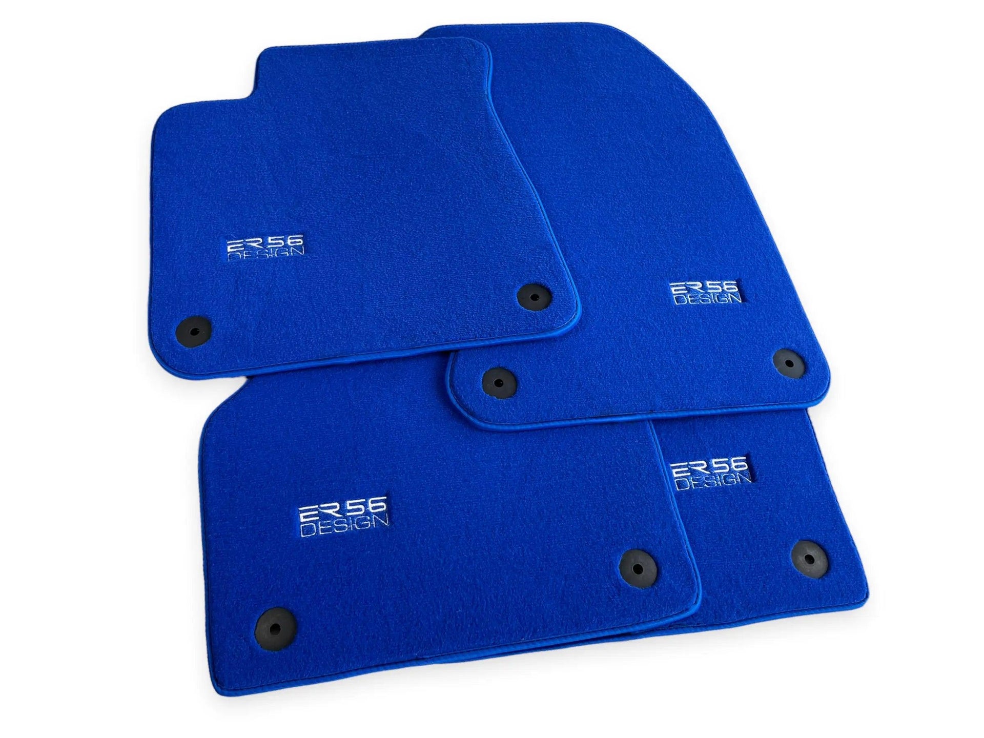 Blue Floor Mats for Audi Q5 FYT Sportback Hybrid (2021-2024) | ER56 Design - AutoWin