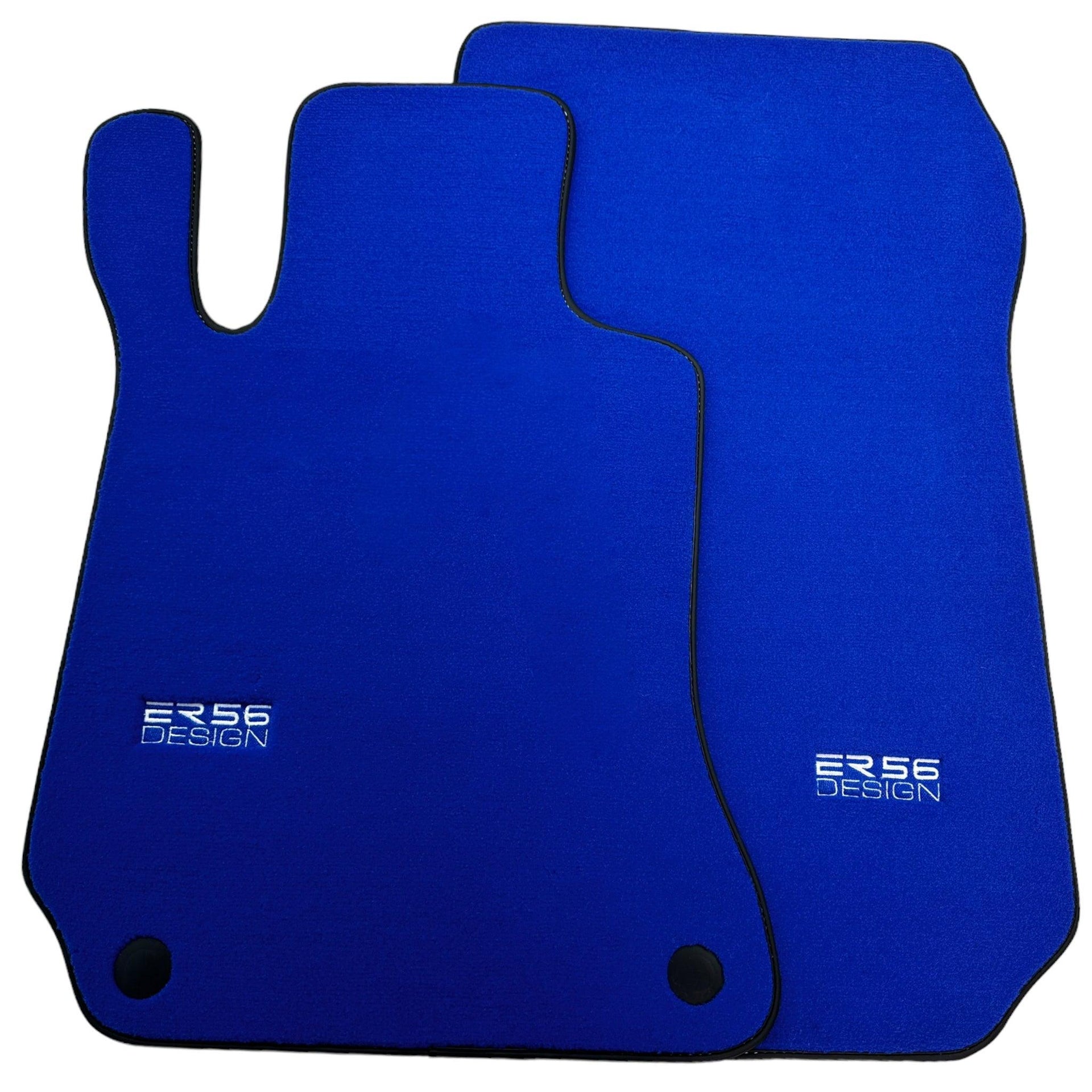 Blue Floor Mats For Mercedes-Benz C-Class W204 (2007-2014) - AutoWin