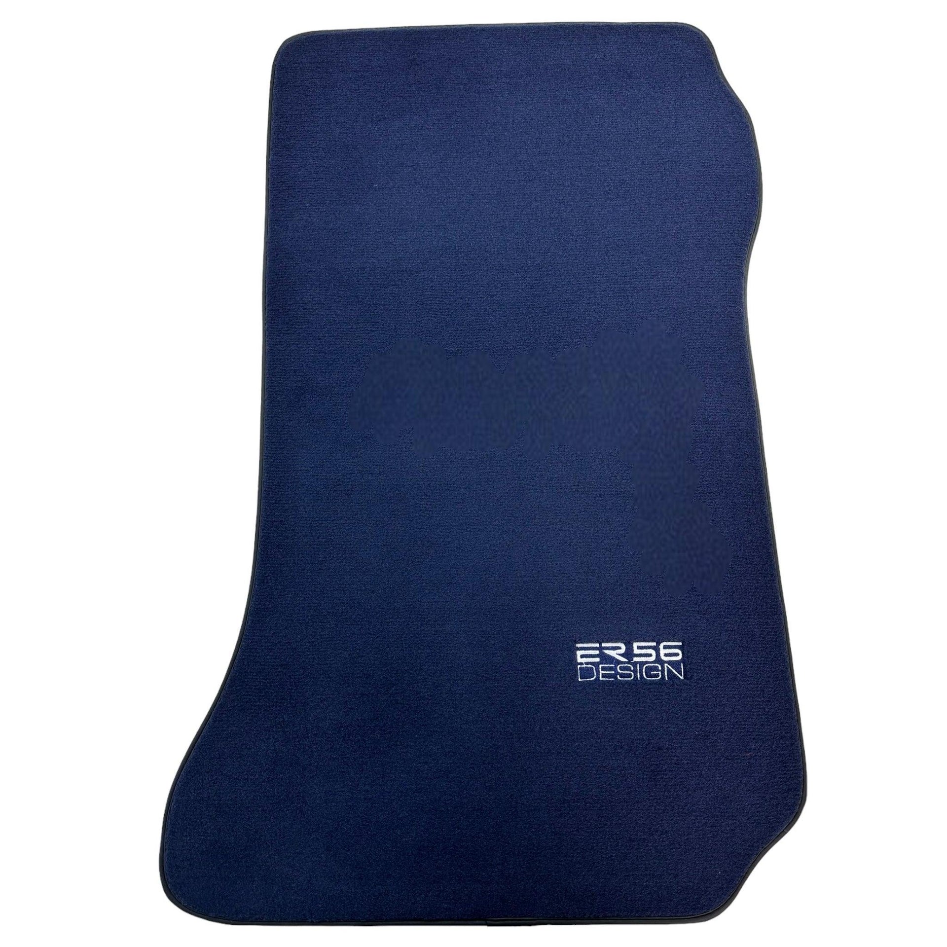 Dark Blue Floor Mats For Mercedes-Benz C-Class W204 (2007-2014) - AutoWin