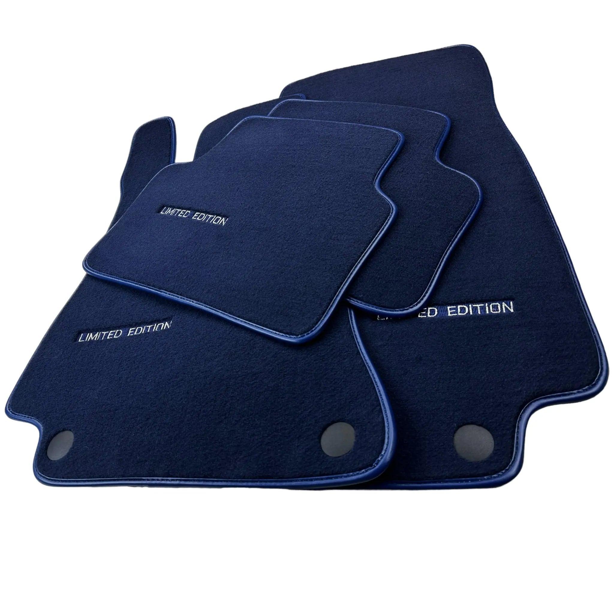 Dark Blue Floor Mats For Mercedes Benz GLS-Class X167 (2019-2023) | Limited Edition - AutoWin