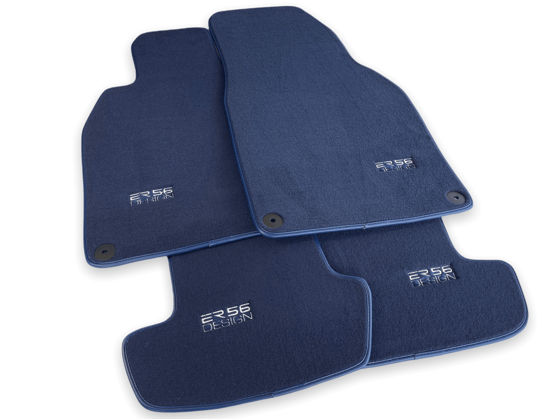 Dark Blue Floor Mats for Porsche 911 - 992 (2019-2024) | ER56 Design - AutoWin