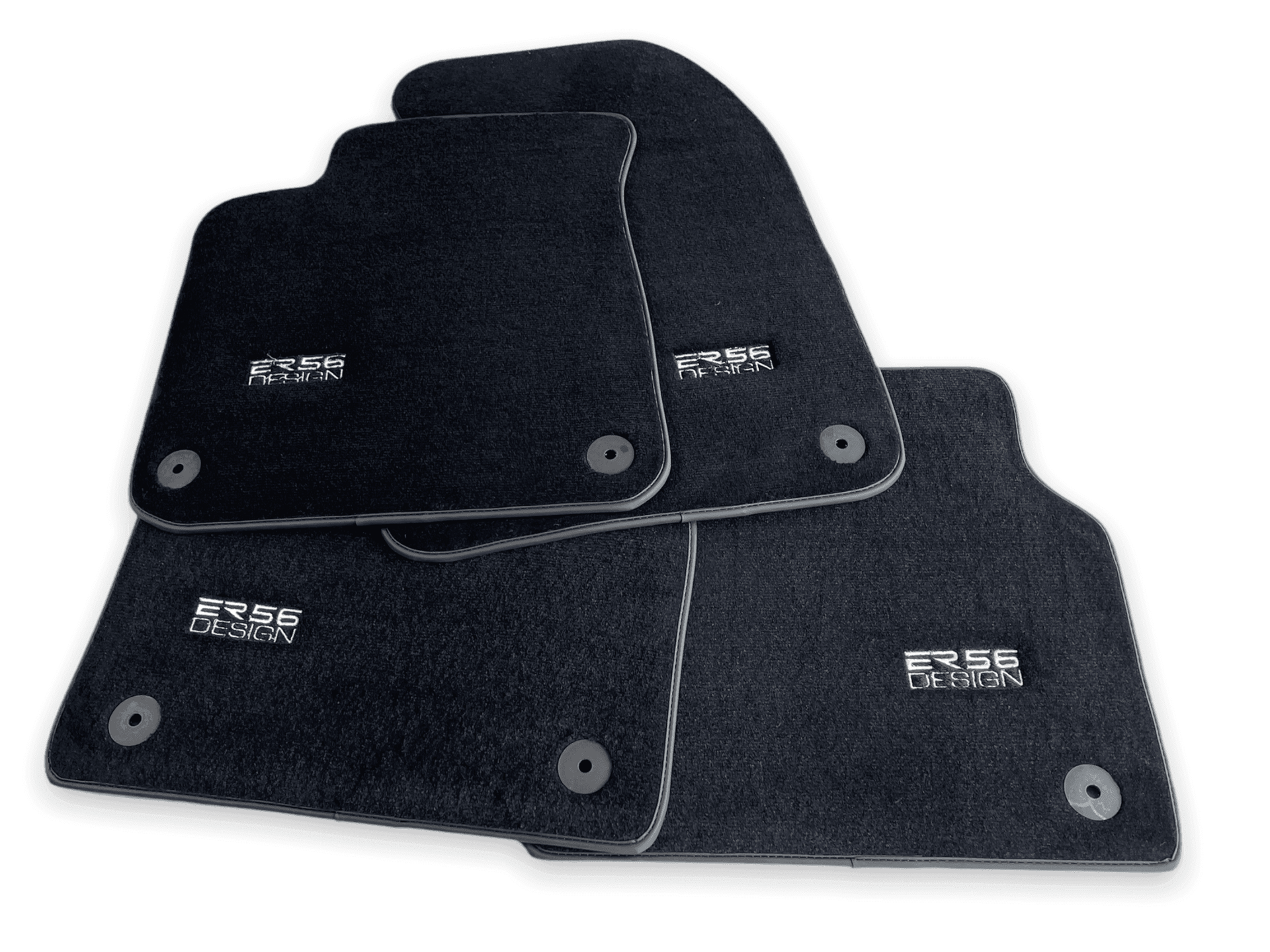 Floor Mats for Audi A5 - 8F7 Convertible (2009-2017) ER56 Design - AutoWin