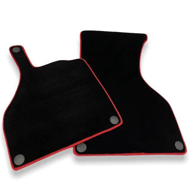 Floor Mats For Mercedes-Benz SLS-Class AMG (2009-2014) Red Trim - AutoWin