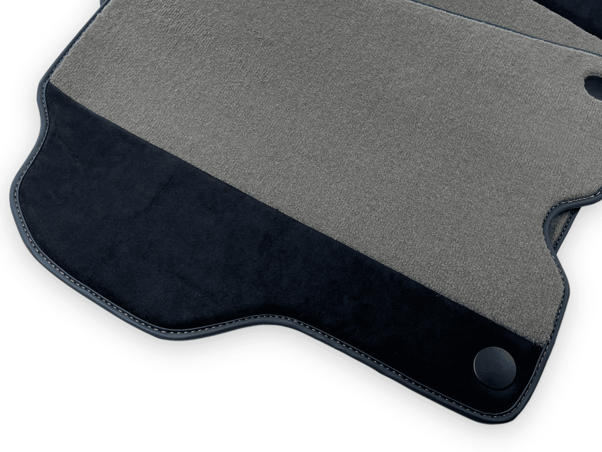 Gray Floor Mats For Ferrari California 2008-2014 With Alcantara - AutoWin