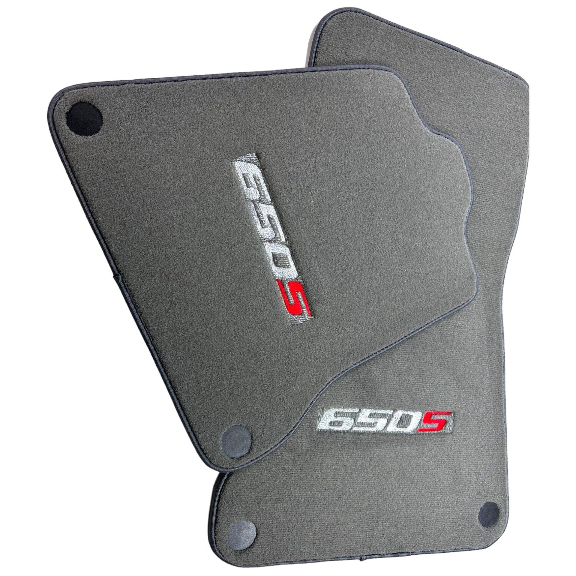 Gray Floor Mats For McLaren 650S Tailored - AutoWin