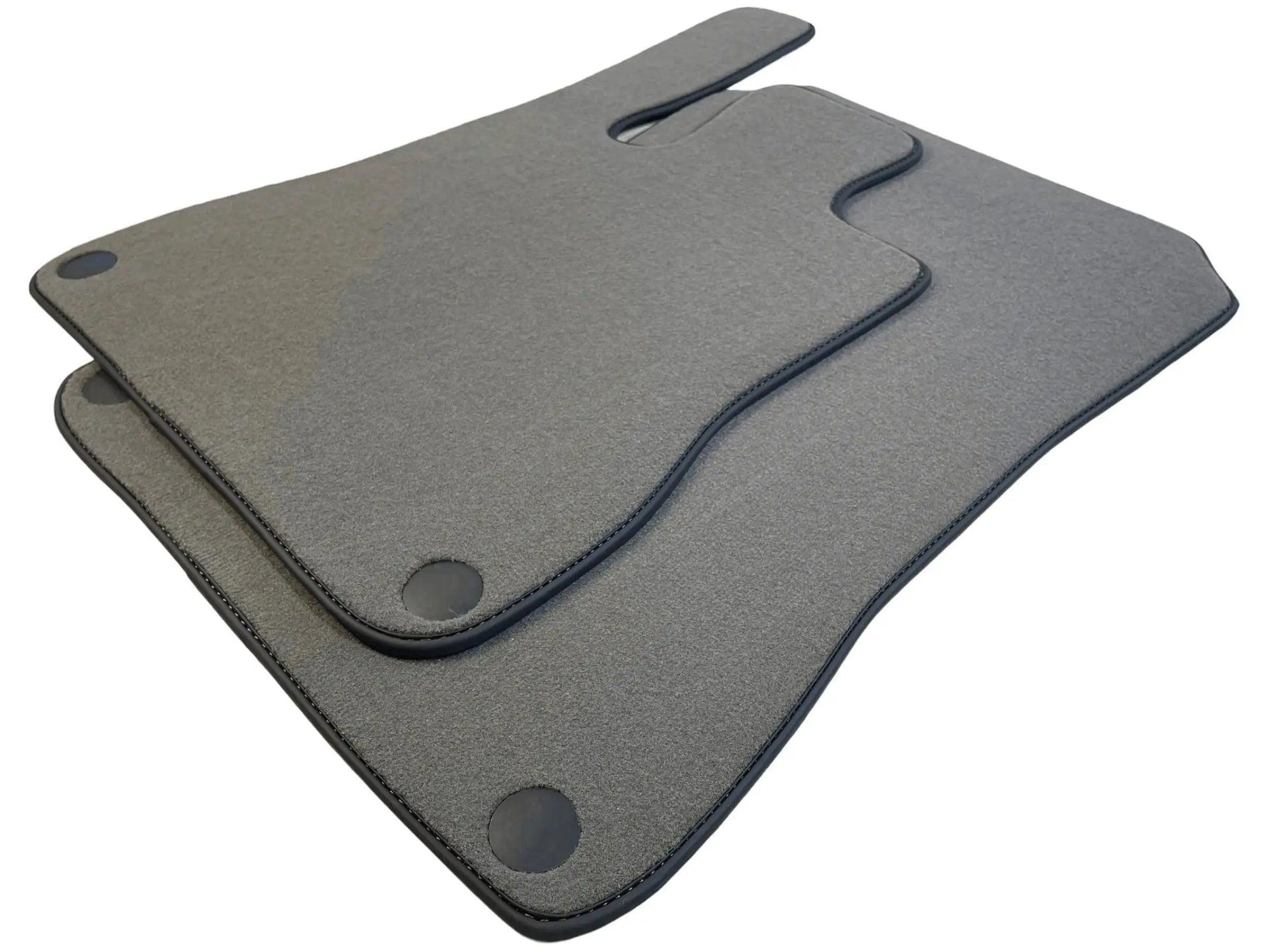 Gray Floor Mats For Mercedes-Benz R170 (1998-2000) Black Trim - AutoWin