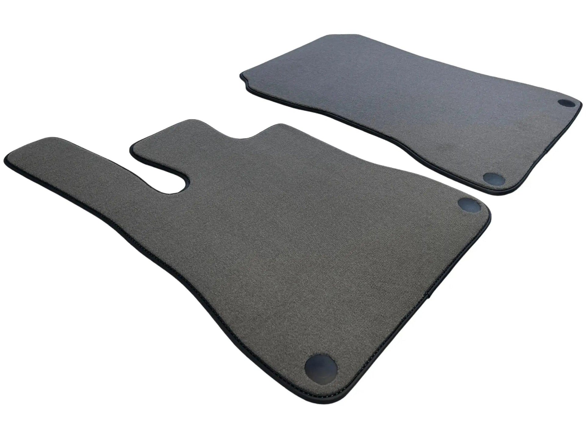 Gray Floor Mats For Mercedes-Benz SLK R170 (2000-2004) Black Trim - AutoWin