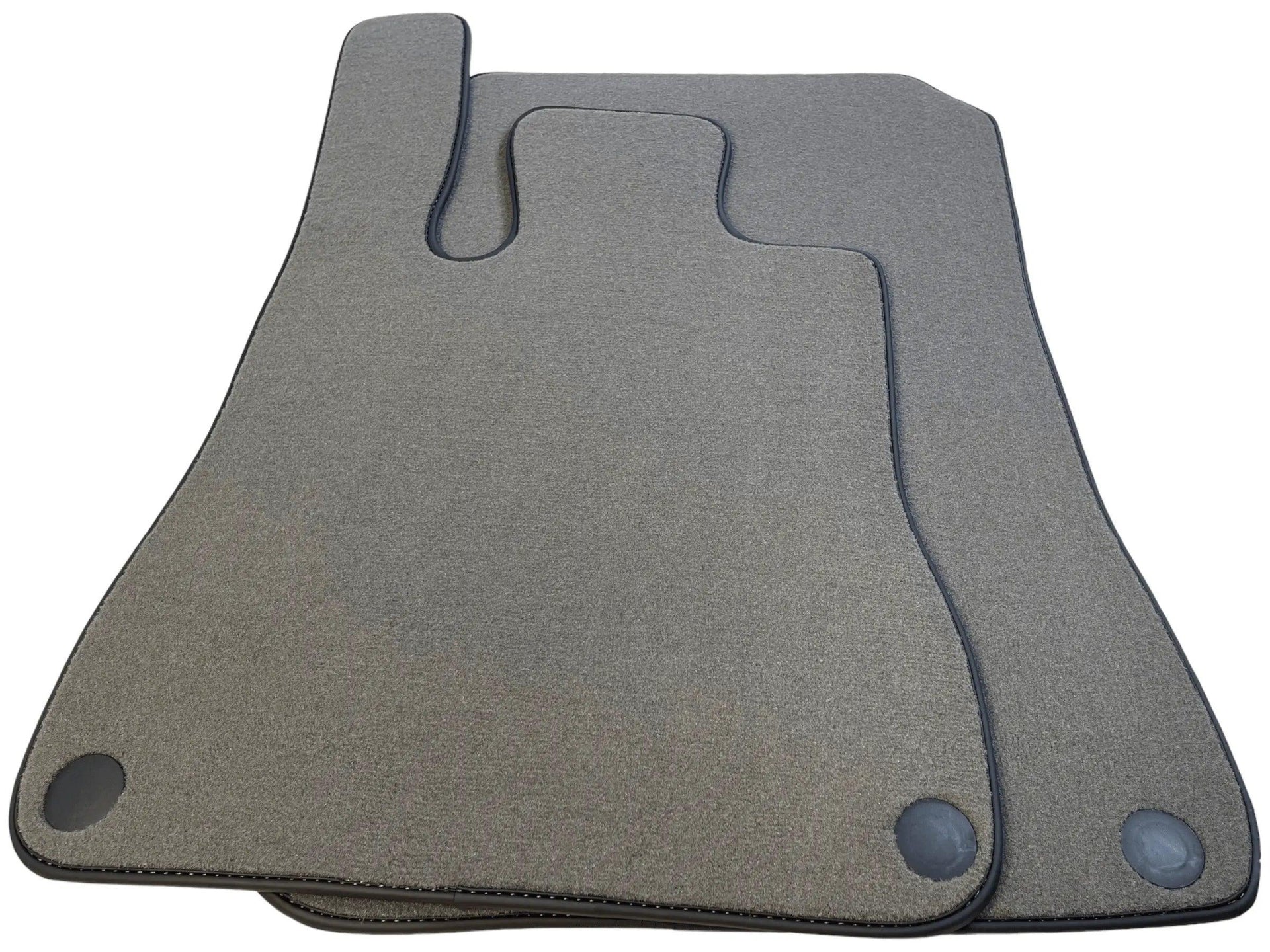 Gray Floor Mats For Mercedes-Benz SLK R172 (2011-2023) Black Trim - AutoWin