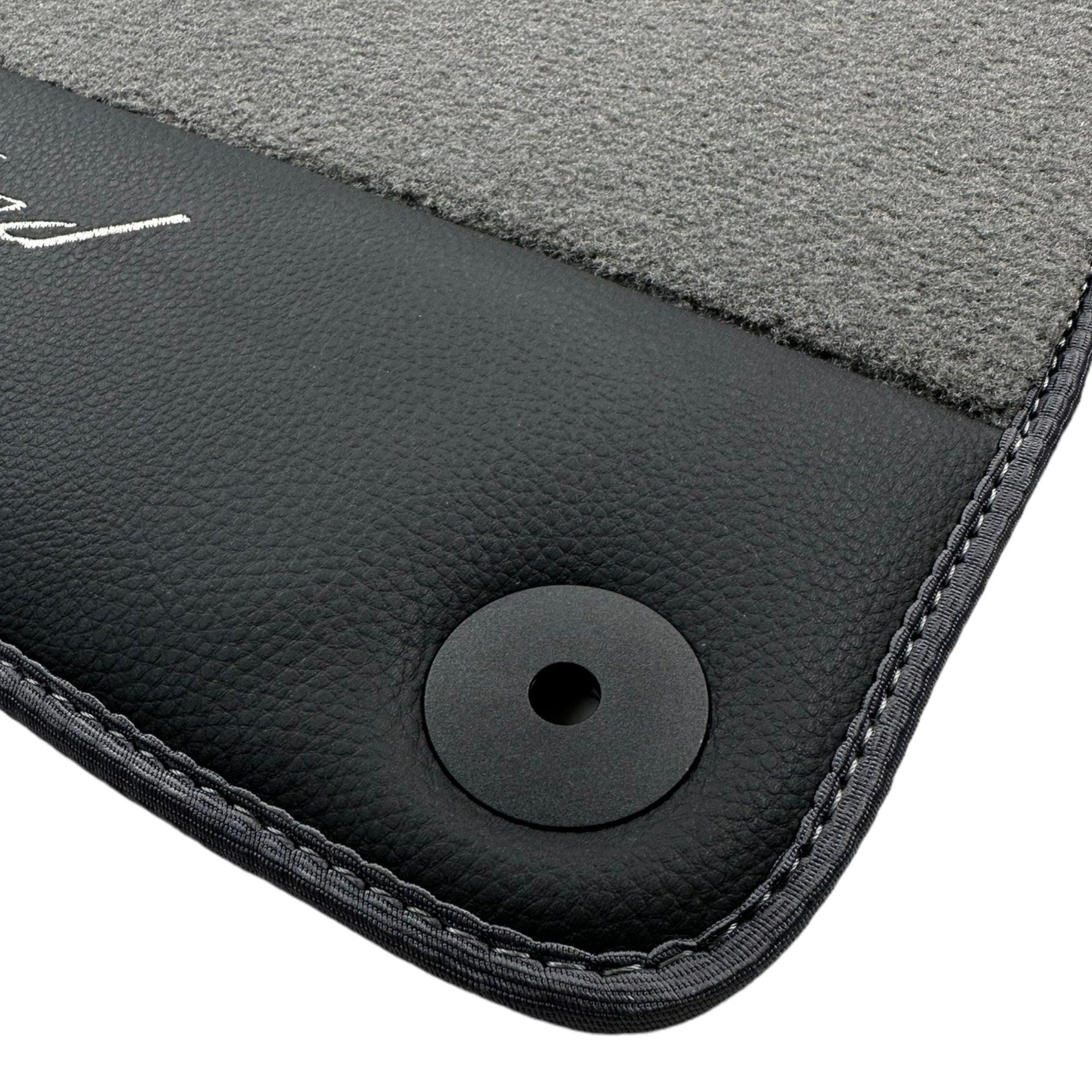 Grey Floor Mats For Bentley Flying Spur (2005-2013) with Leather - AutoWin