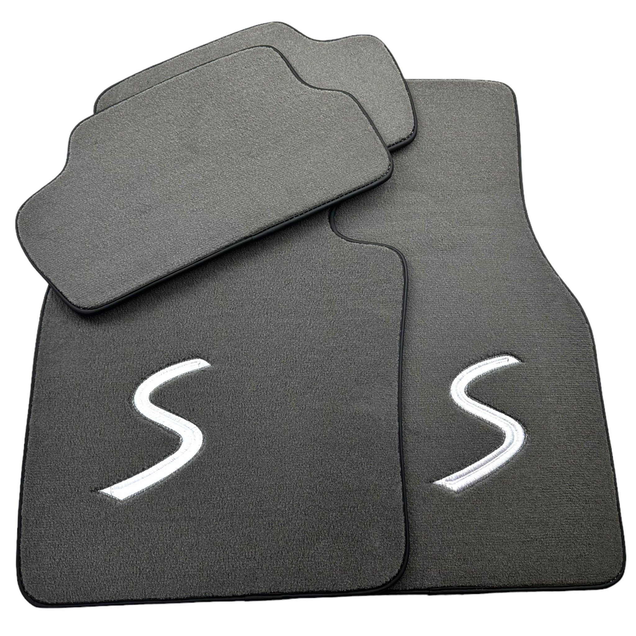 Grey Floor Mats for Mini Cooper / One R53 (2001-2007) Cooper S - AutoWin