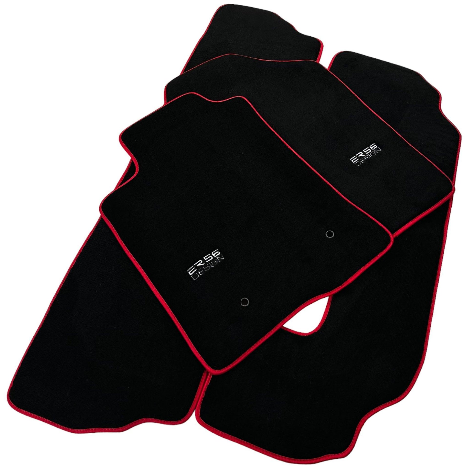 Black Floor Mats For Toyota Corolla Verso (2004-2009) ER56 Design - AutoWin