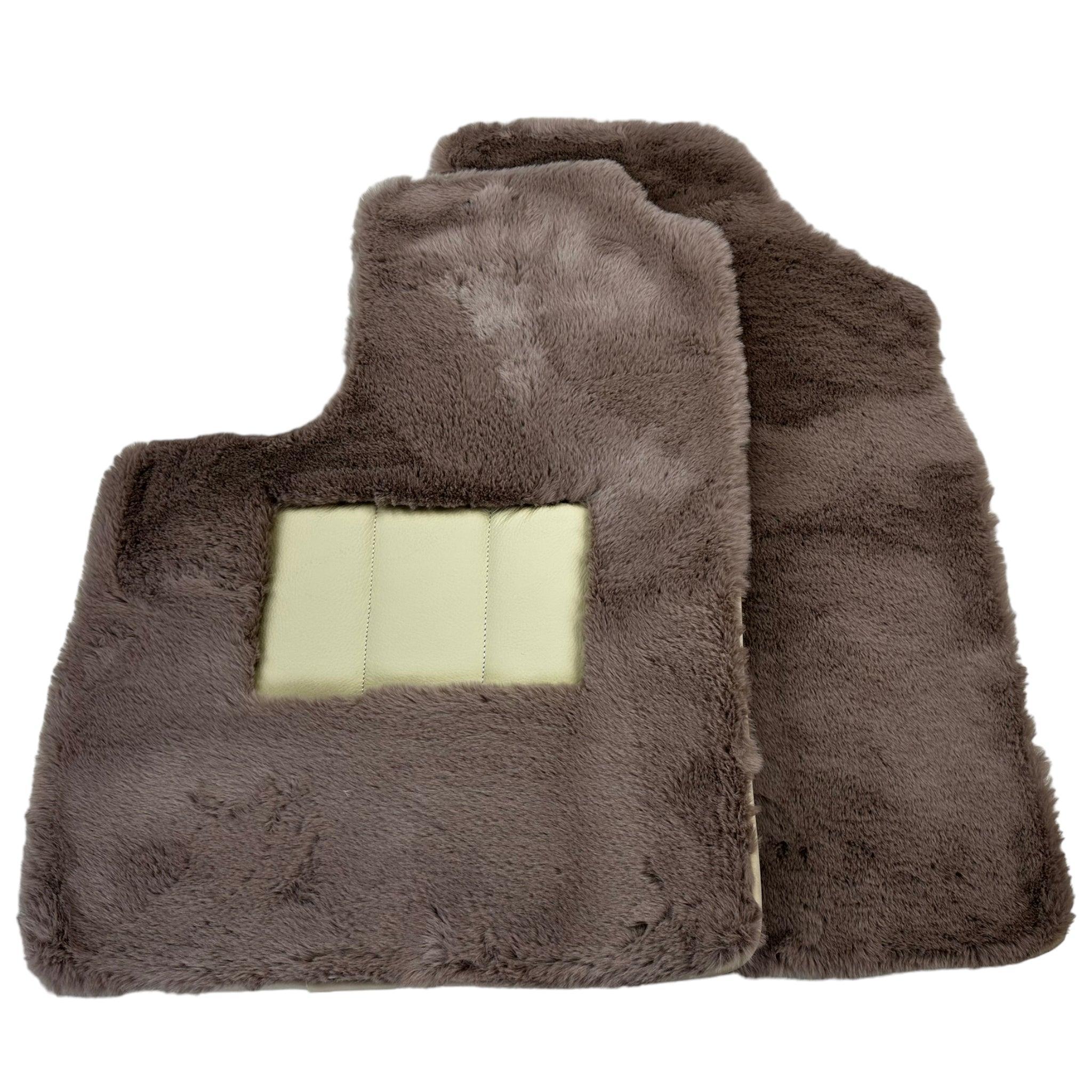 Sheepskin Floor Mats For Bentley Continental GTC (2011-2018) Er56 Design - AutoWin