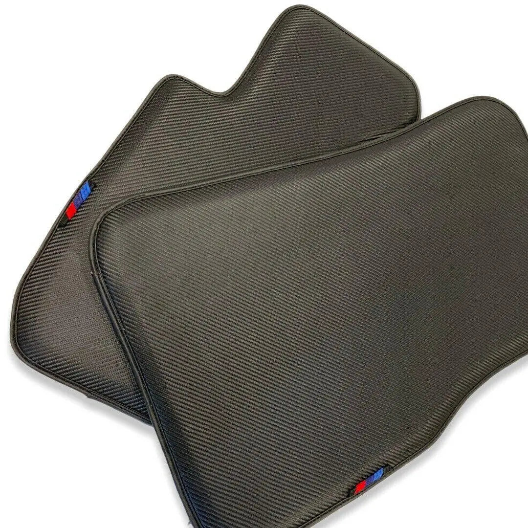 Floor Mats For BMW 5 Series G30 Autowin Brand Carbon Fiber Leather - AutoWin