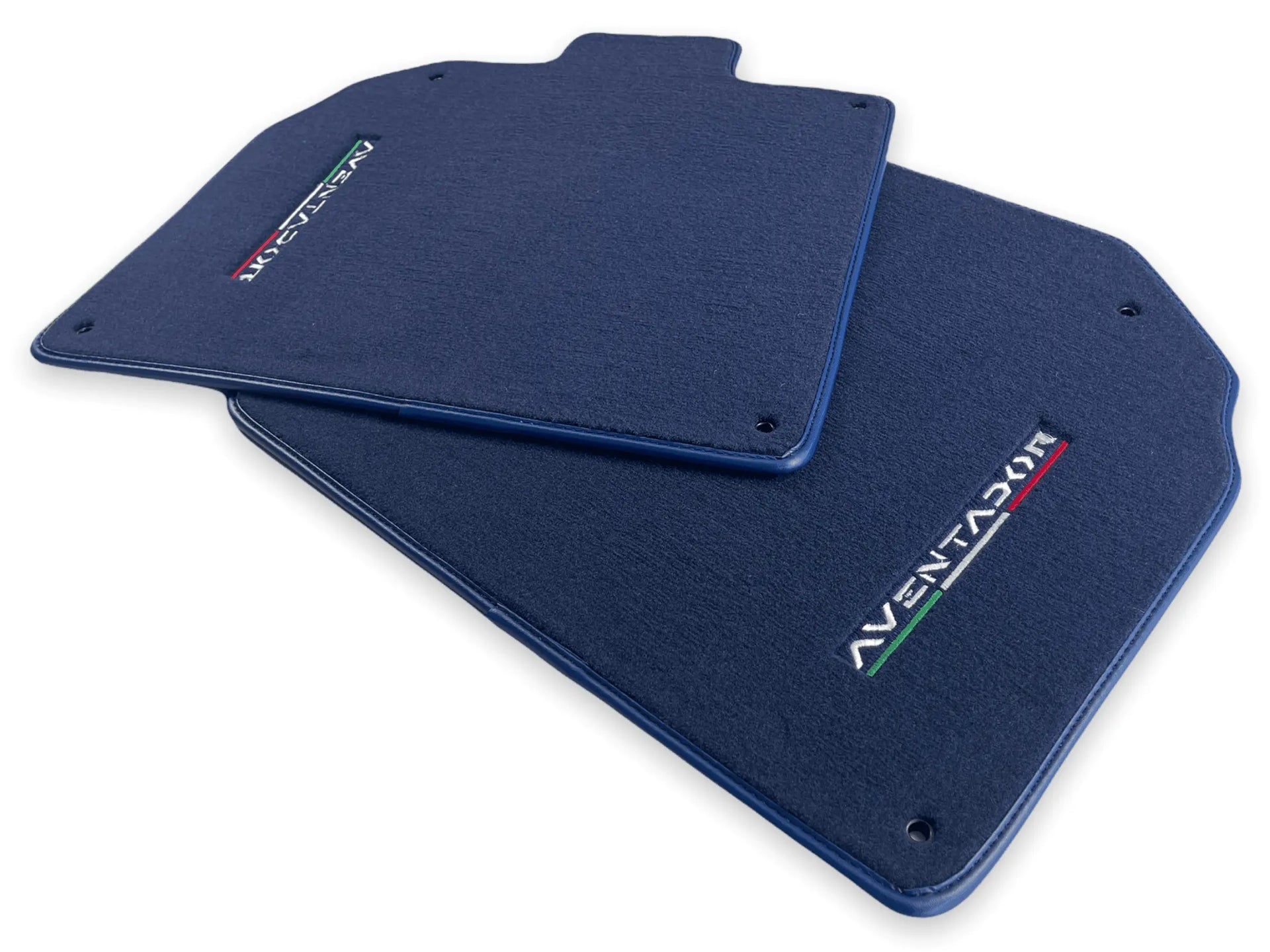 Floor Mats for Lamborghini Aventador Dark Blue Color - AutoWin