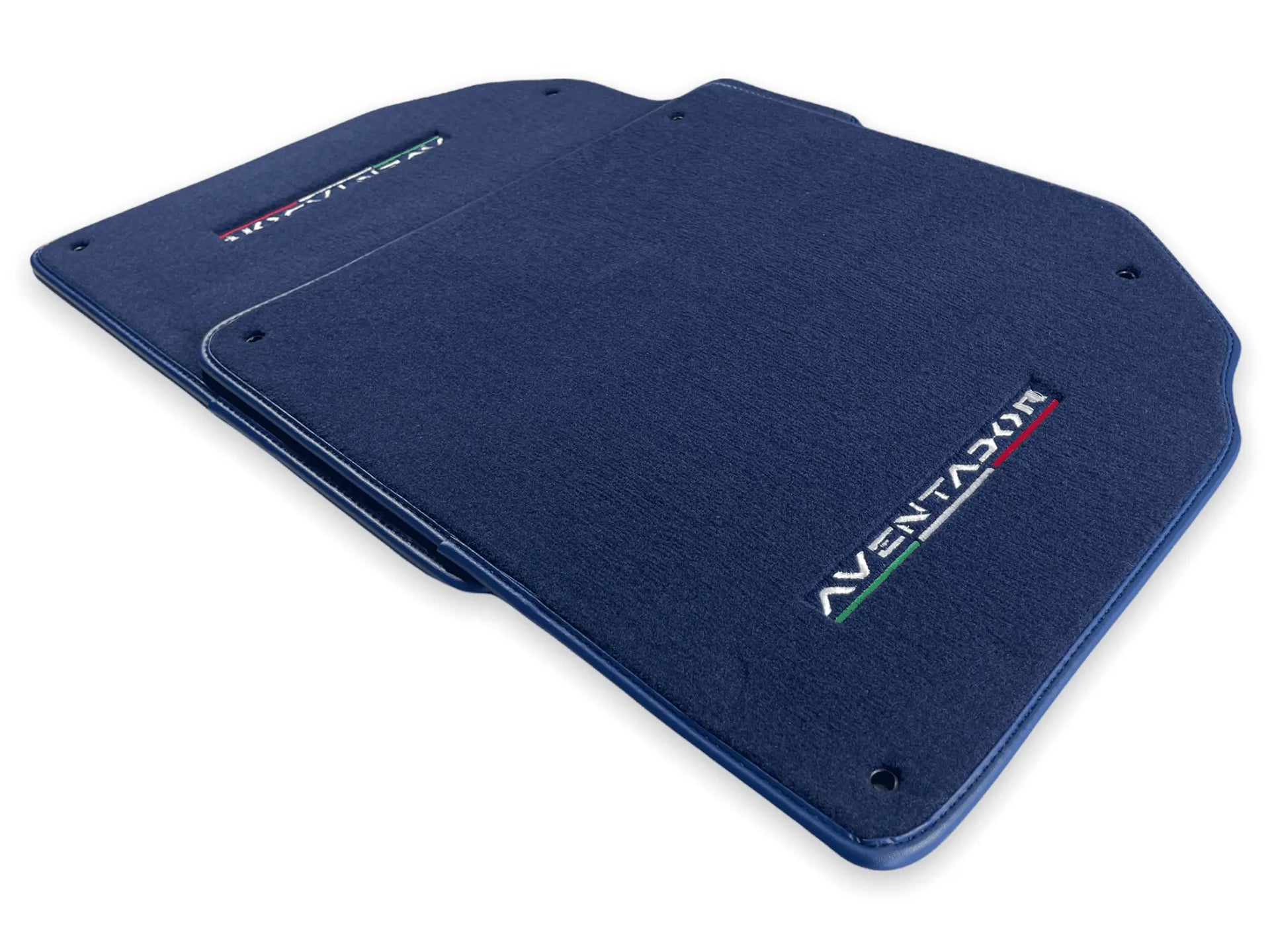 Floor Mats for Lamborghini Aventador Dark Blue Color - AutoWin