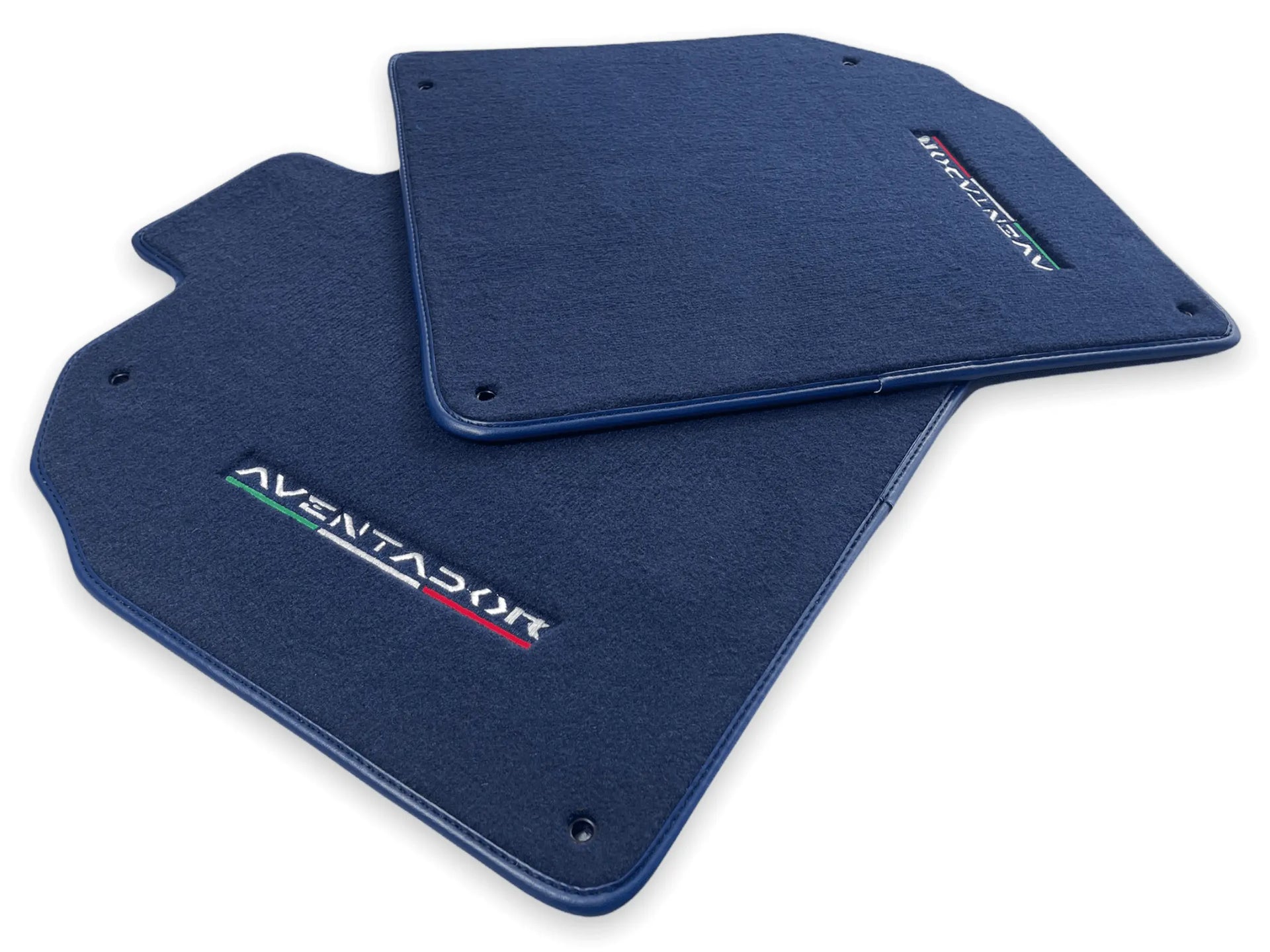 Floor Mats for Lamborghini Aventador Dark Blue Color - AutoWin
