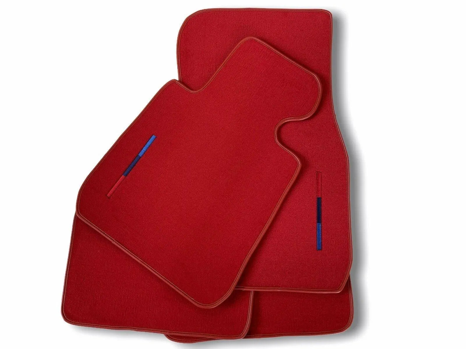 Red Floor Mats For BMW 1 Series E82 With M Package - AutoWin