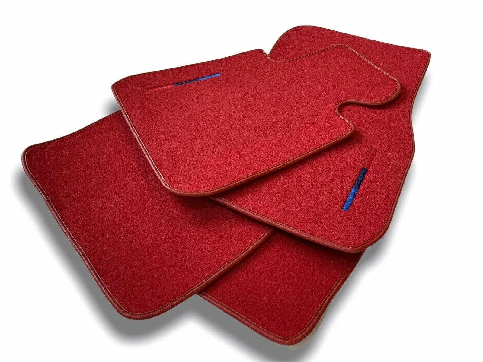 Red Floor Mats For BMW 6 Series F06 Gran Coupe With M Package - AutoWin