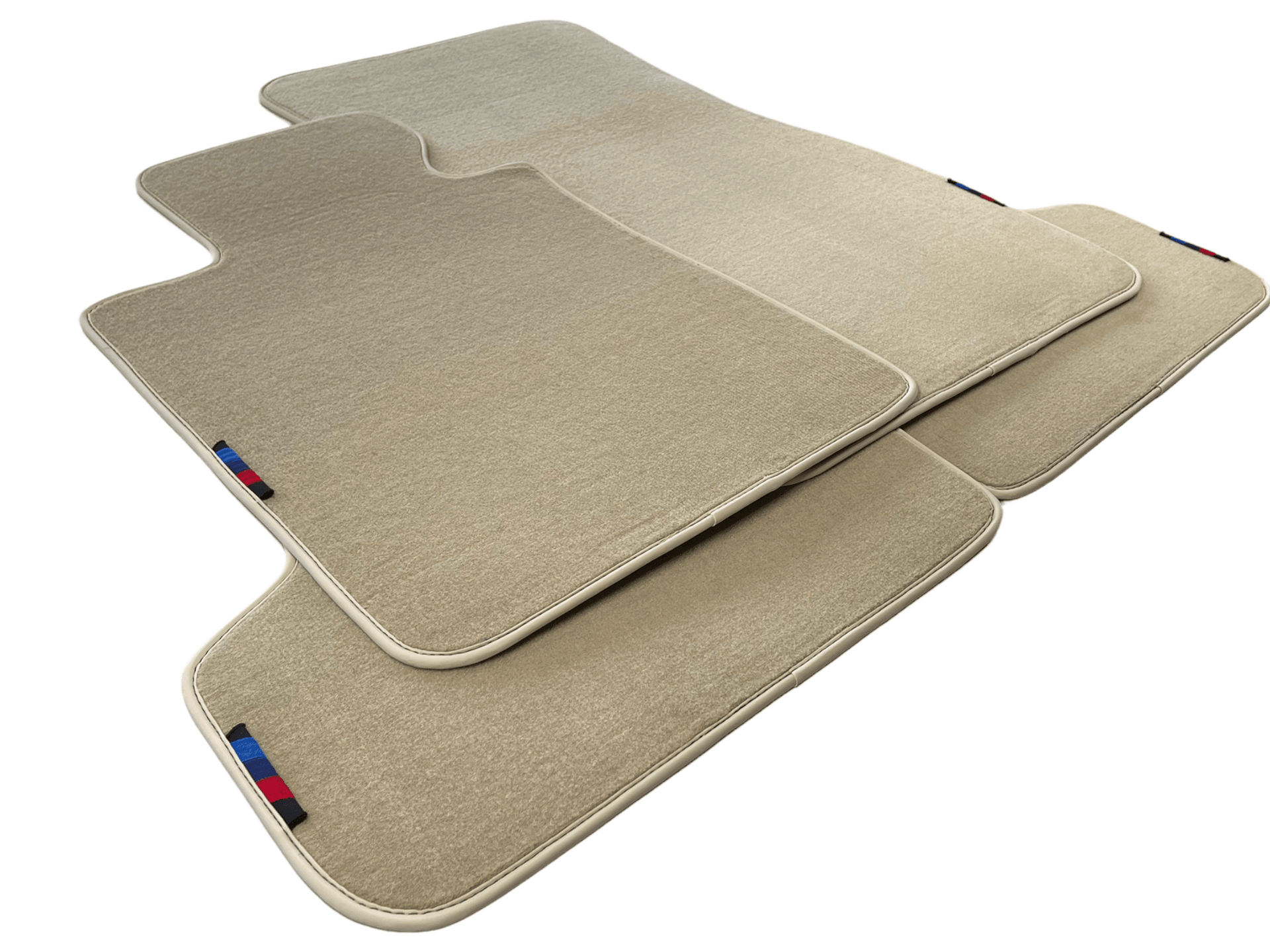 Beige Floor Mats For BMW 7 Series G12 With M Package AutoWin Brand - AutoWin