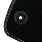 Black Floor Mats for Audi A3 - 5-door Sportback Hybrid (2021 - 2024) | Fighter Jet Edition - AutoWin