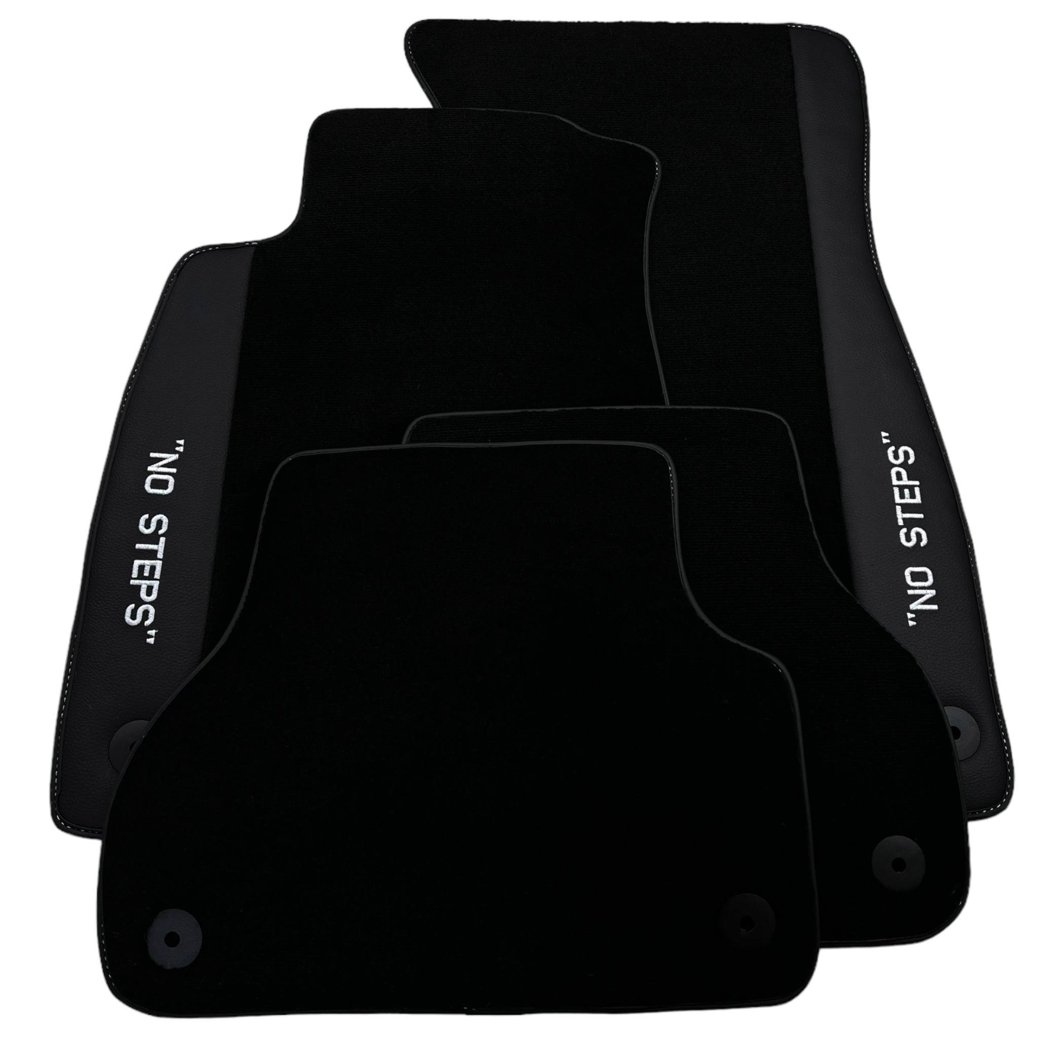 Black Floor Mats for Audi A4 - B9 Avant (2018-2019) | No Steps - AutoWin