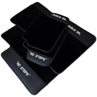 Black Floor Mats For BMW 1 Series E82 No Steps Edition - AutoWin
