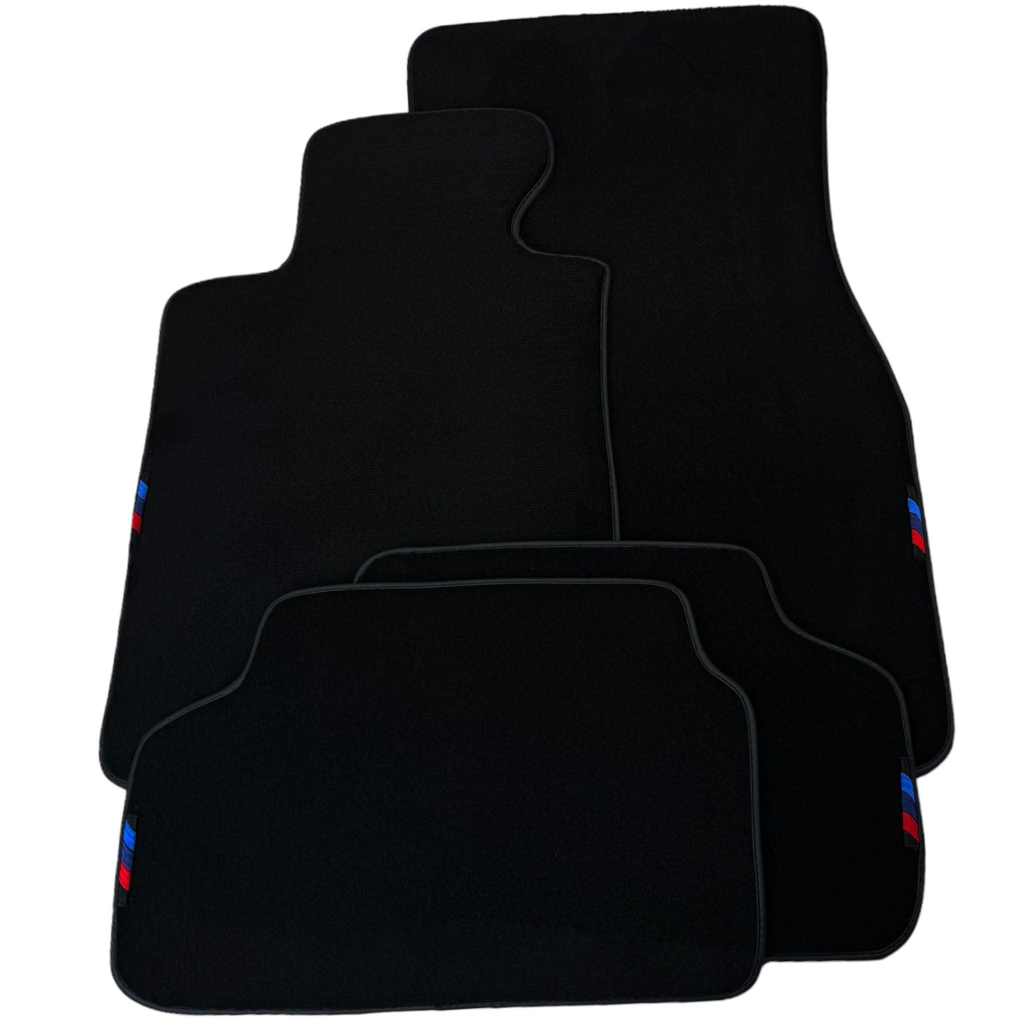 Black Floor Mats For BMW 1 Series E82 | Black Trim - AutoWin