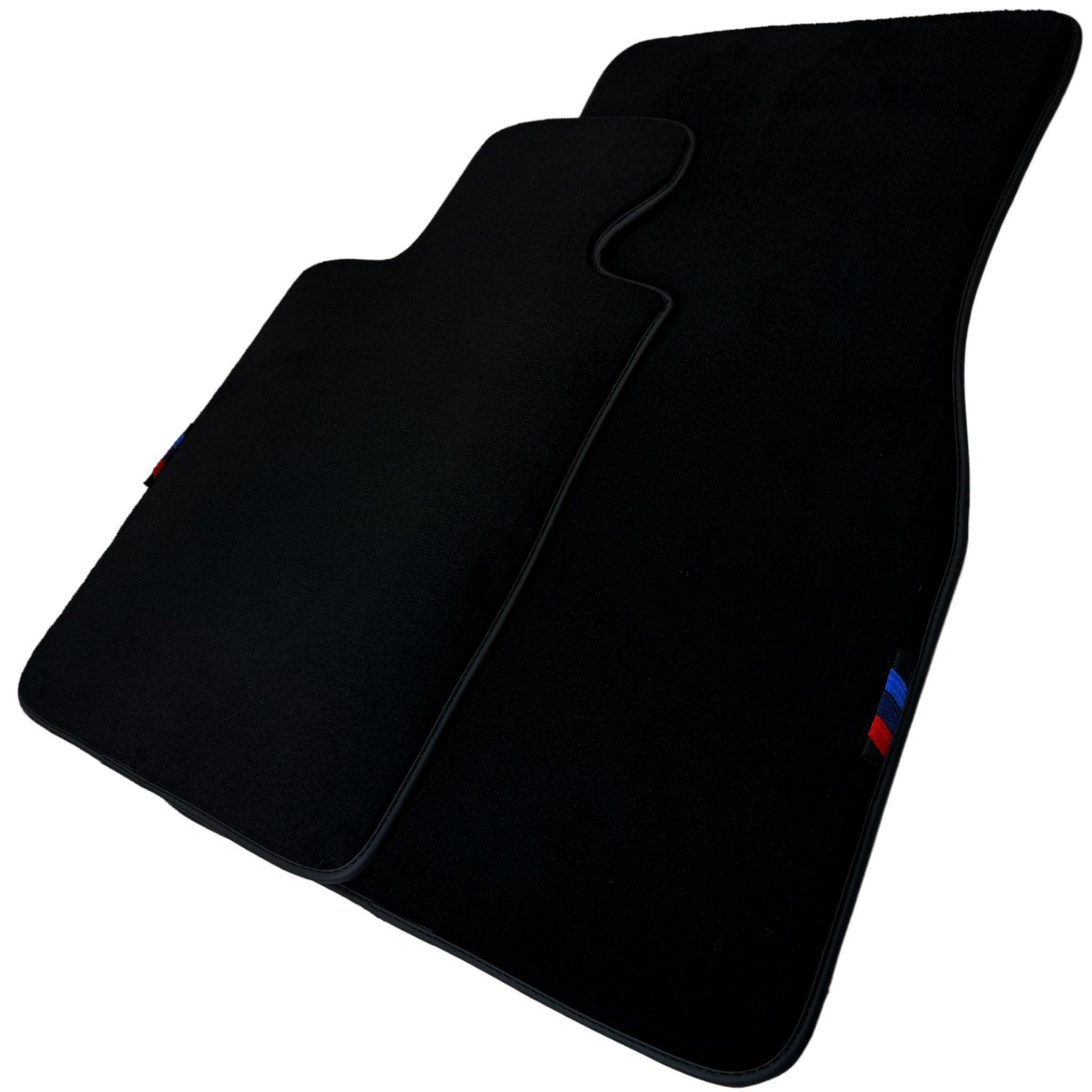 Black Floor Mats For BMW 1 Series E82 | Black Trim - AutoWin