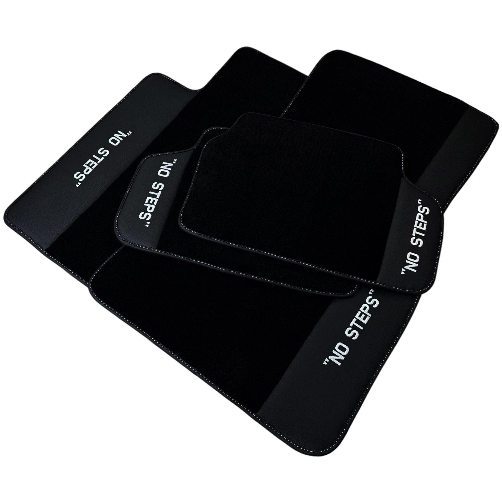 Black Floor Mats For BMW 7 Series E66 No Steps Edition AutoWin Brand - AutoWin
