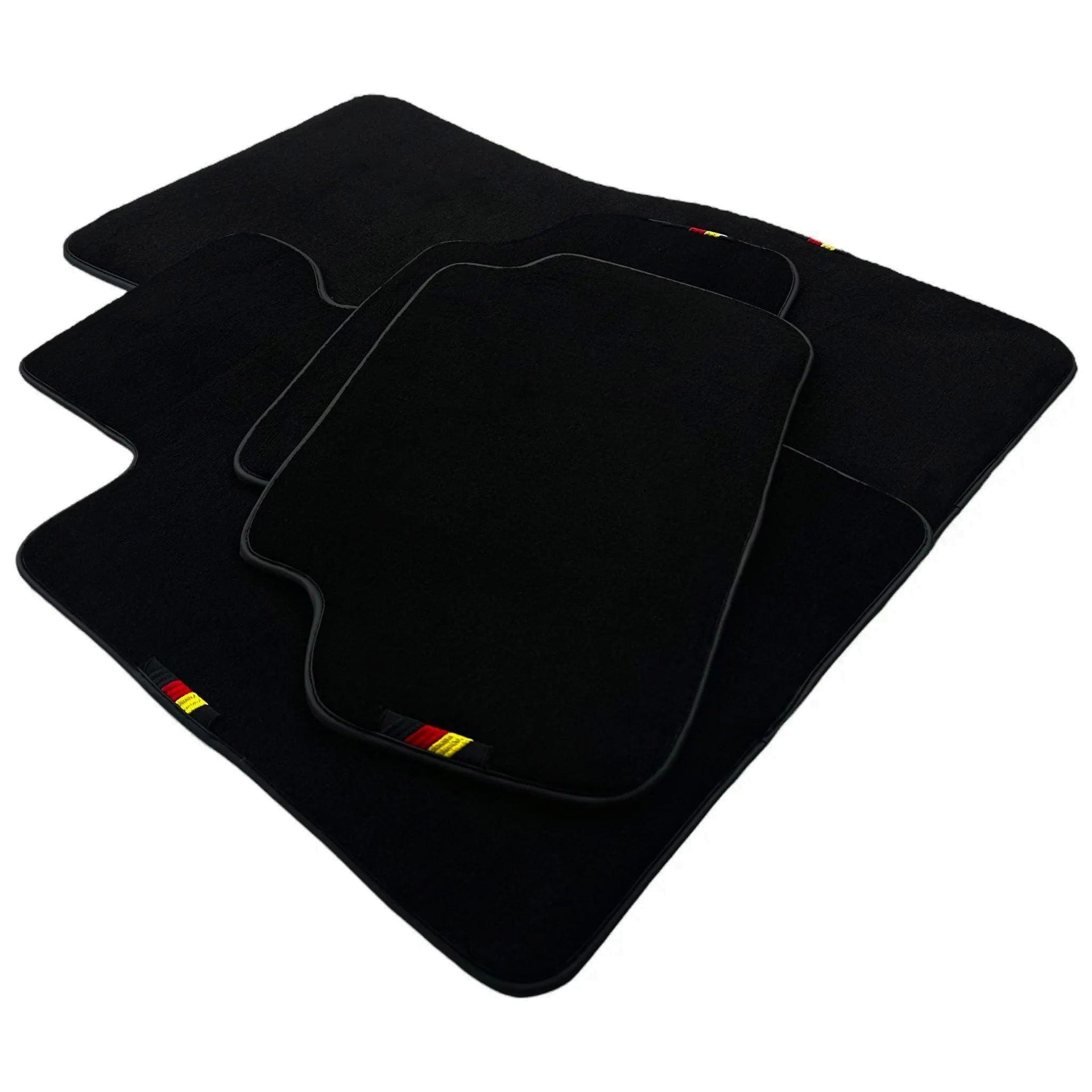 Black Floor Mats For BMW M3 F80 Series Germany Edition AutoWin Brand - AutoWin