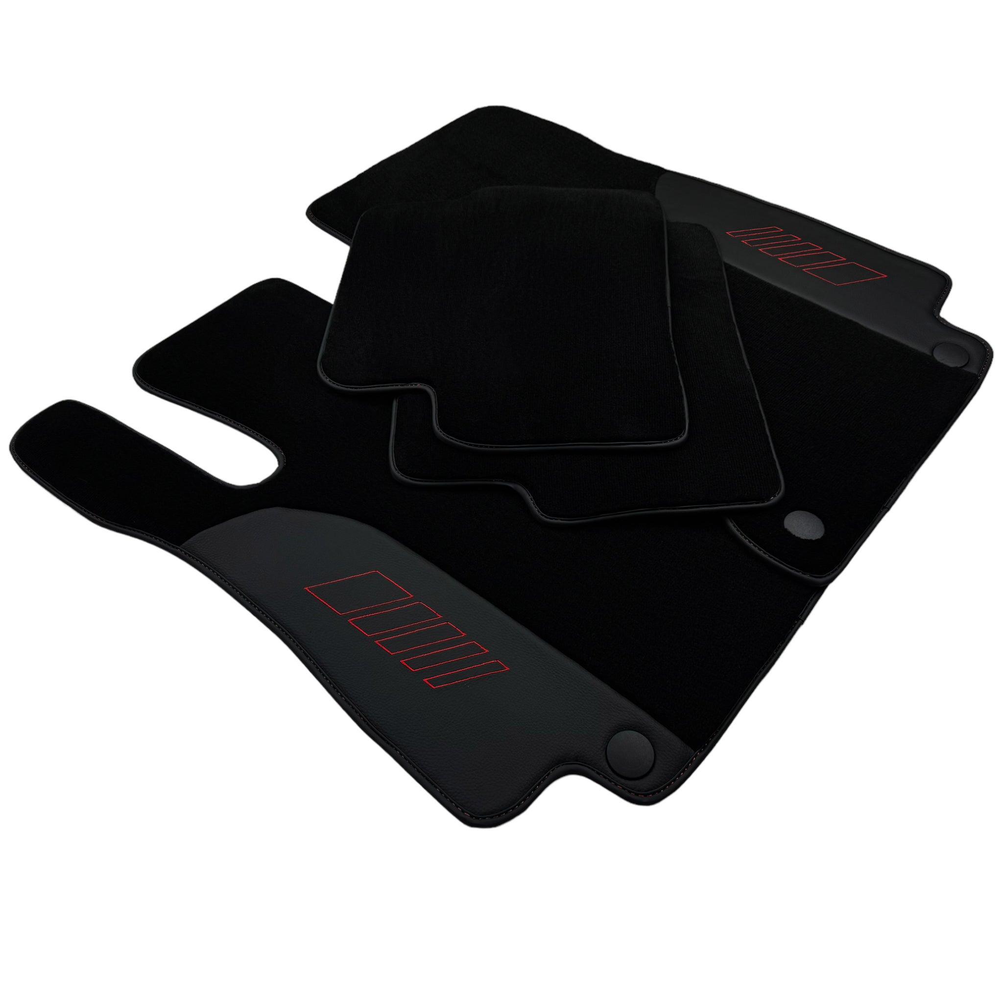 Black Floor Mats For Mercedes Benz R-Class V251 (2005-2013) Long Wheelbase | AutoWin Edition - AutoWin