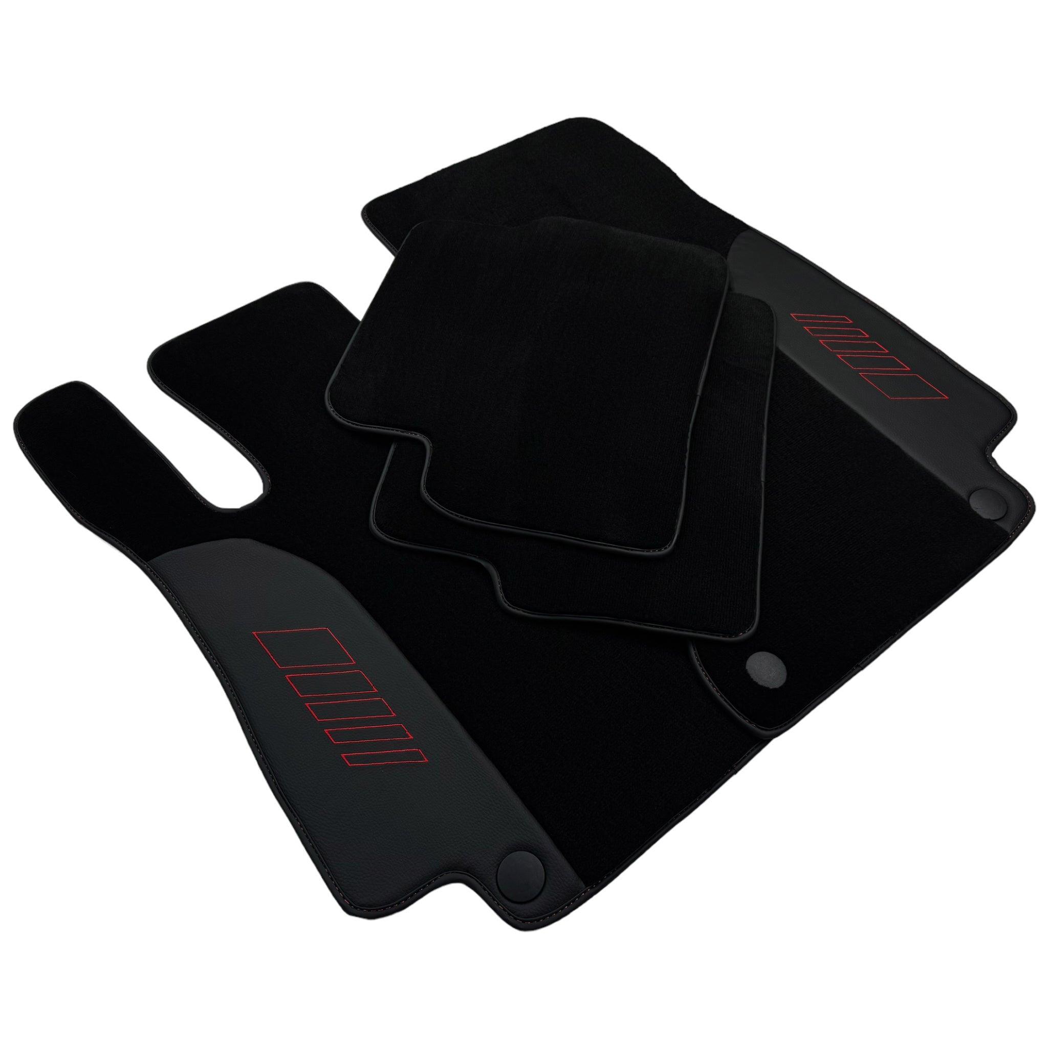 Black Floor Mats For Mercedes Benz S-Class W222 (2013-2020) Short Wheelbase | AutoWin Edition - AutoWin