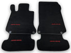 Black Sheepskin Floor Mats For Mercedes Benz GLE-Class V167 Allrounder - 5 Seats (2019-2023) | ER56 Design - AutoWin