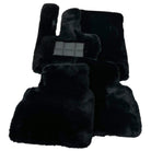 Black Sheepskin Floor Mats For Mercedes Benz GLS-Class X167 Maybach (2020-2023) | ER56 Design - AutoWin