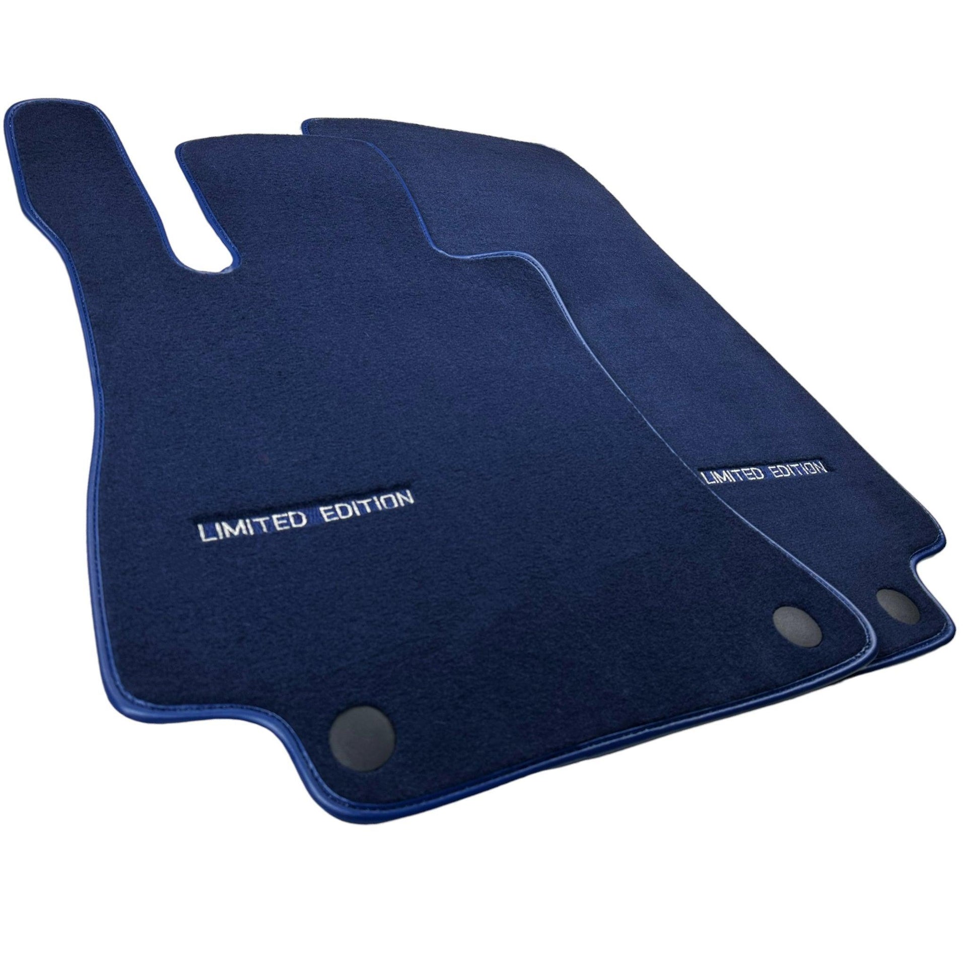 Dark Blue Floor Mats For Mercedes Benz C-Class S204 Estate (2007-2014) | Limited Edition - AutoWin